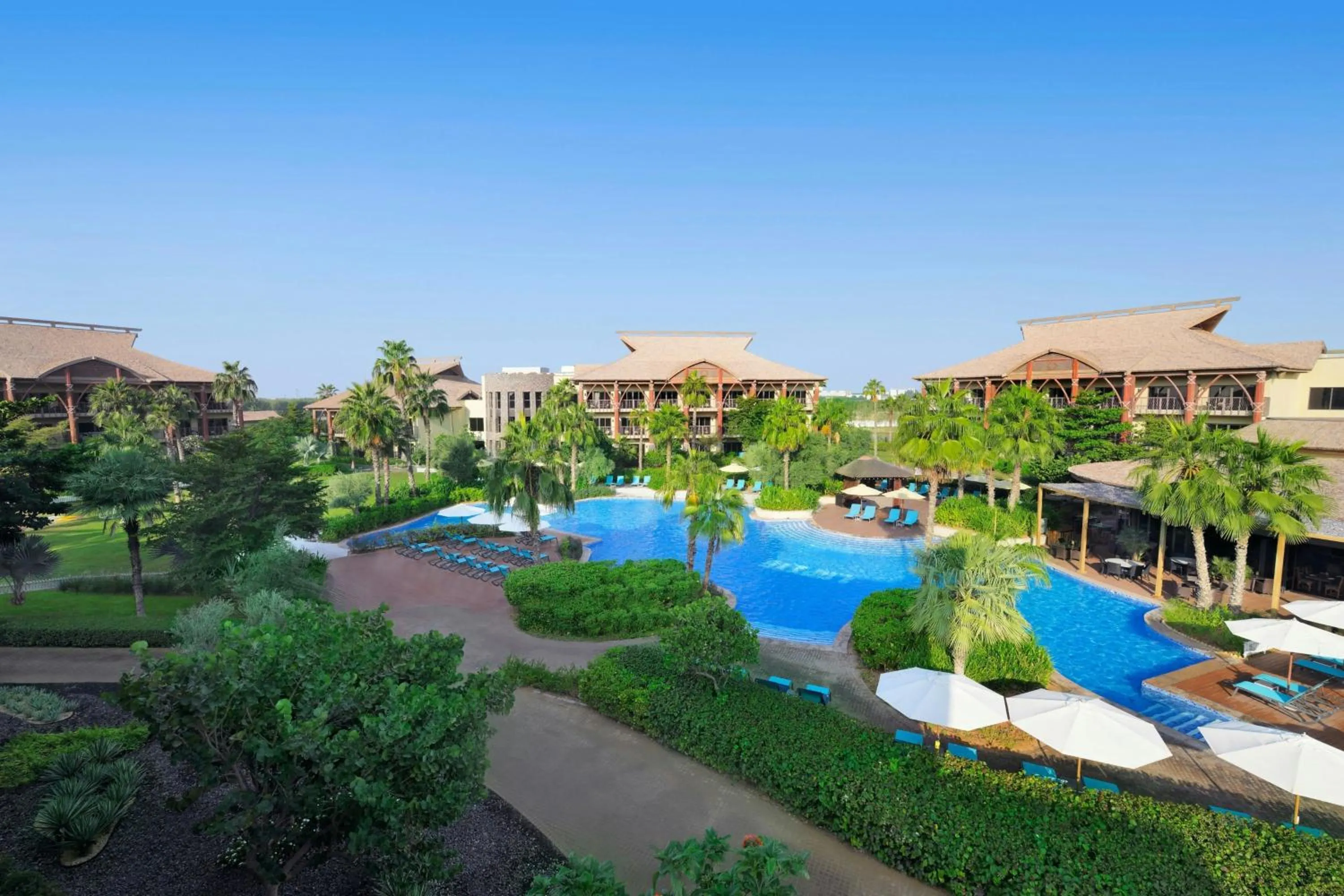 Swimming pool in Lapita, Dubai Parks and Resorts, Autograph Collection