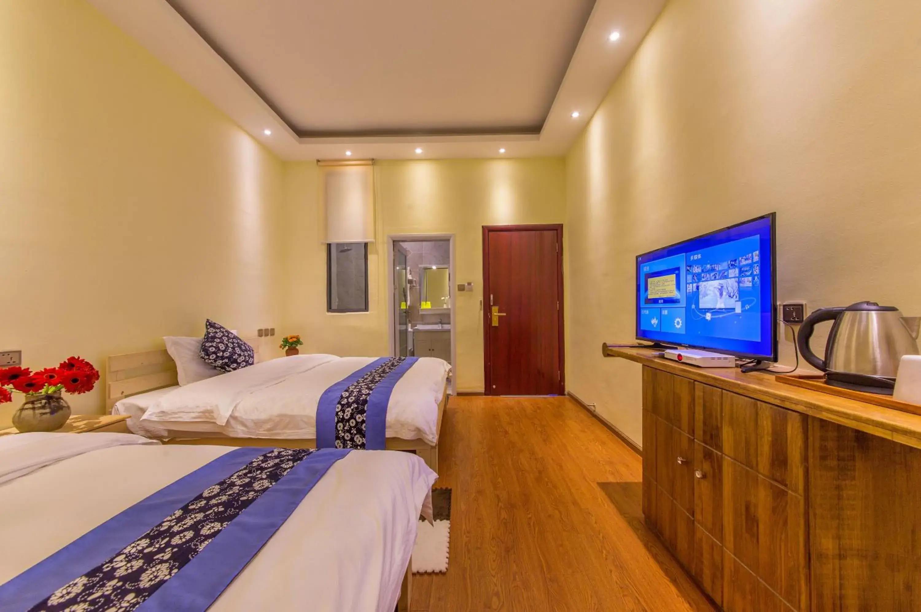 Double Room with Two Double Beds in Mengyuanju Boutique Inn Double Room with Two Double Beds in Mengyuanju Boutique Inn