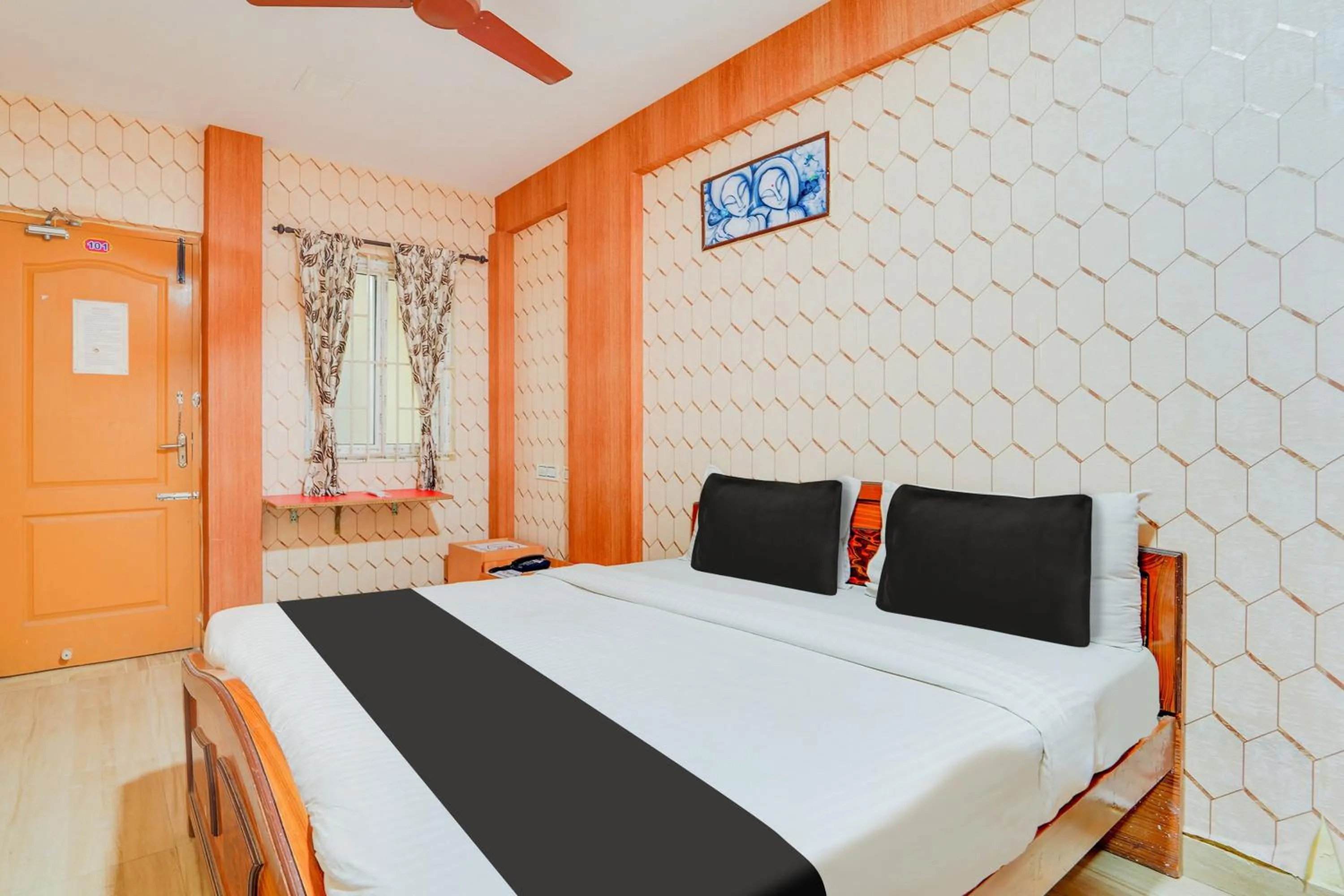 Bedroom, Bed in FabExpress Ragu Residency