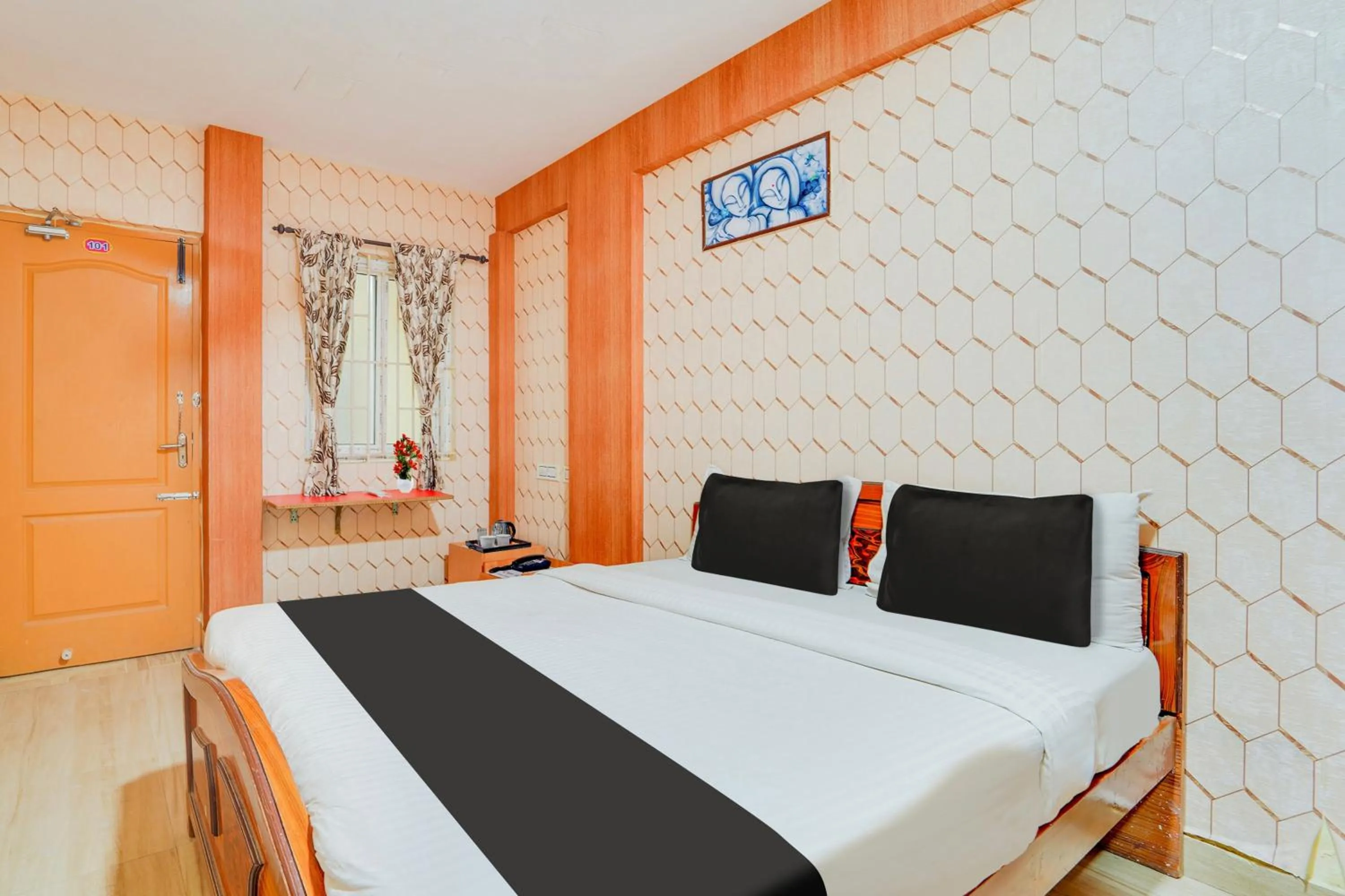 Bedroom in Super Hotel O Airport Road Coimbatore
