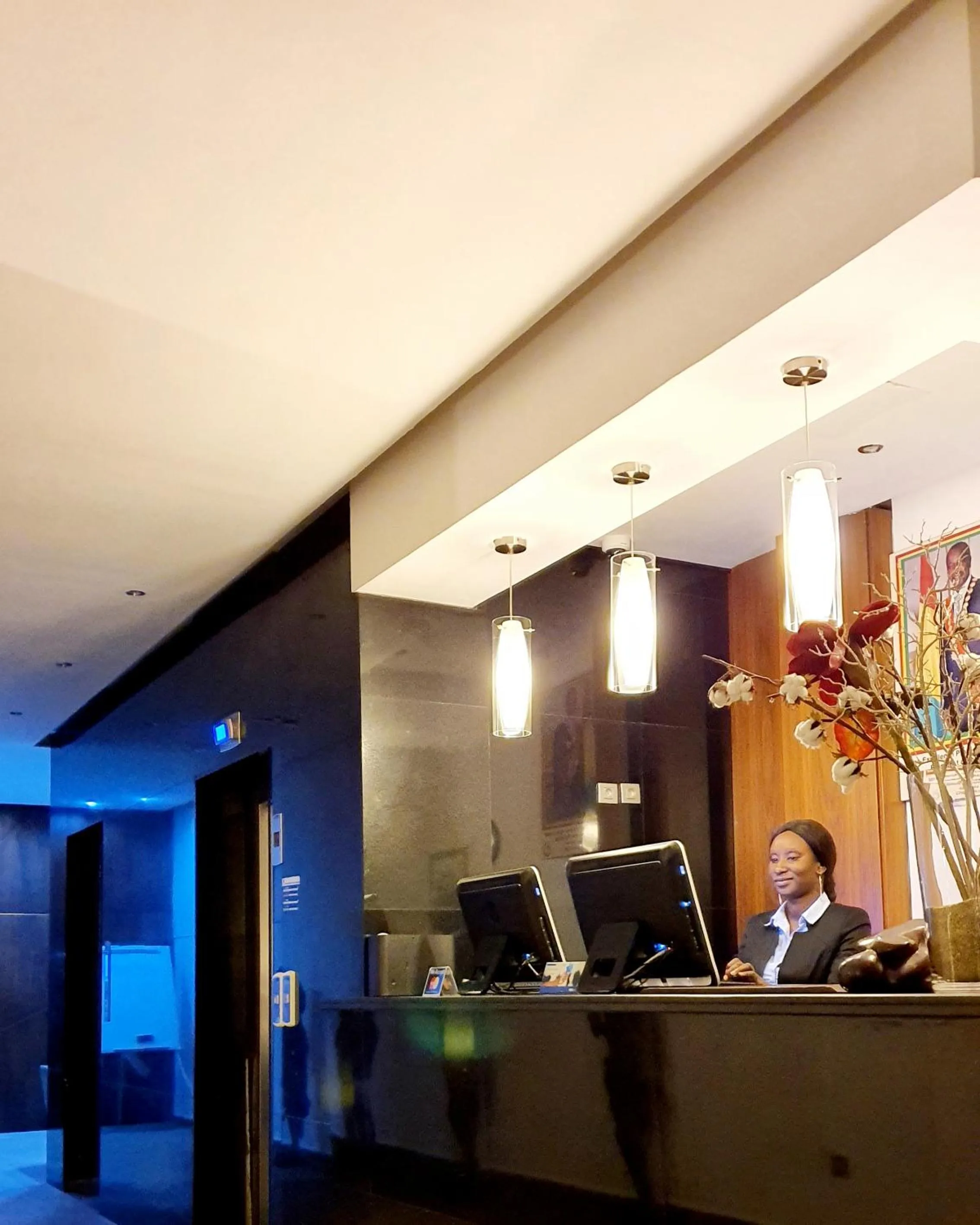 Lobby or reception in Grand Hotel Central Conakry