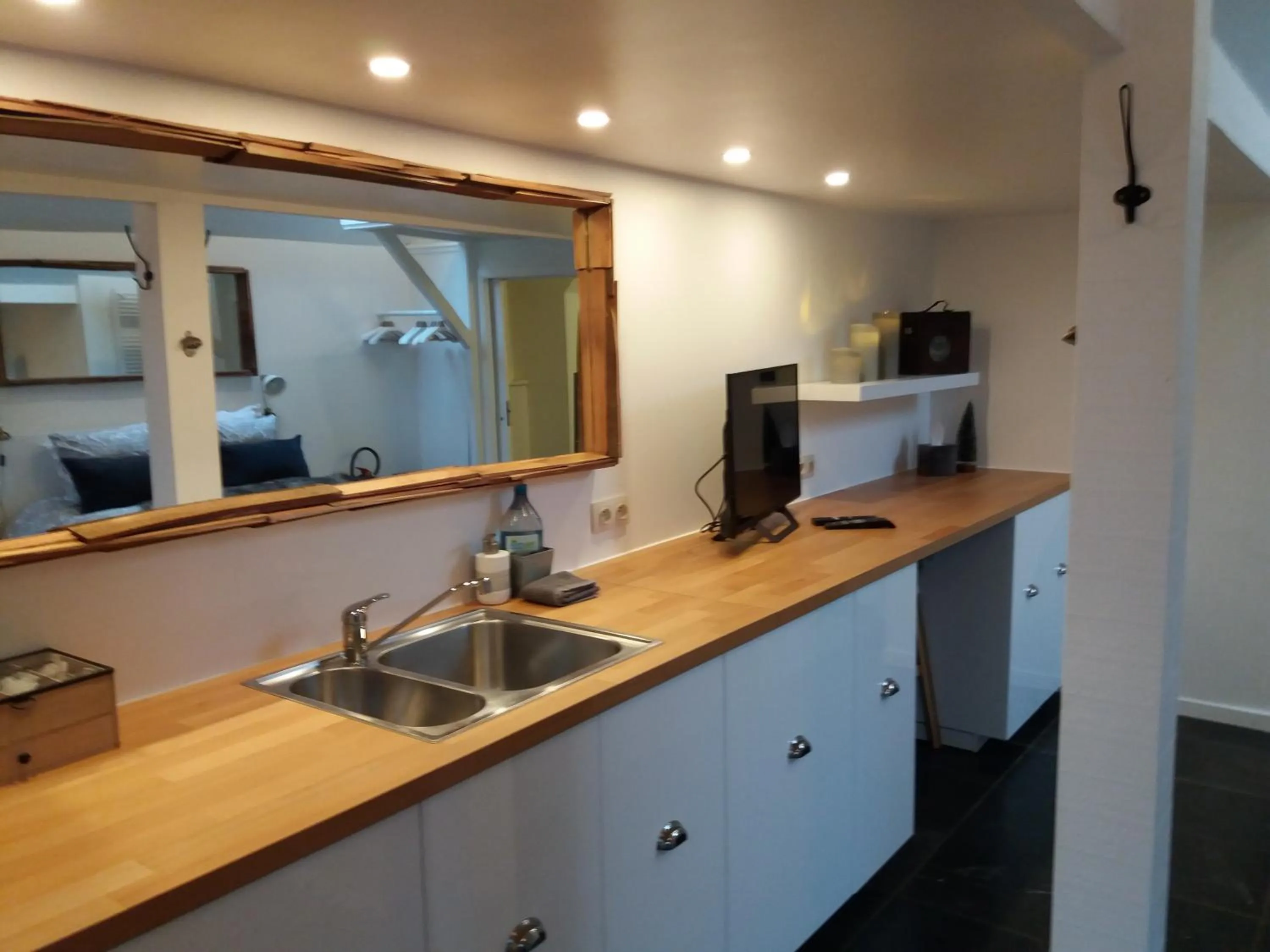 Kitchen or kitchenette in B&B L'Eau Claire