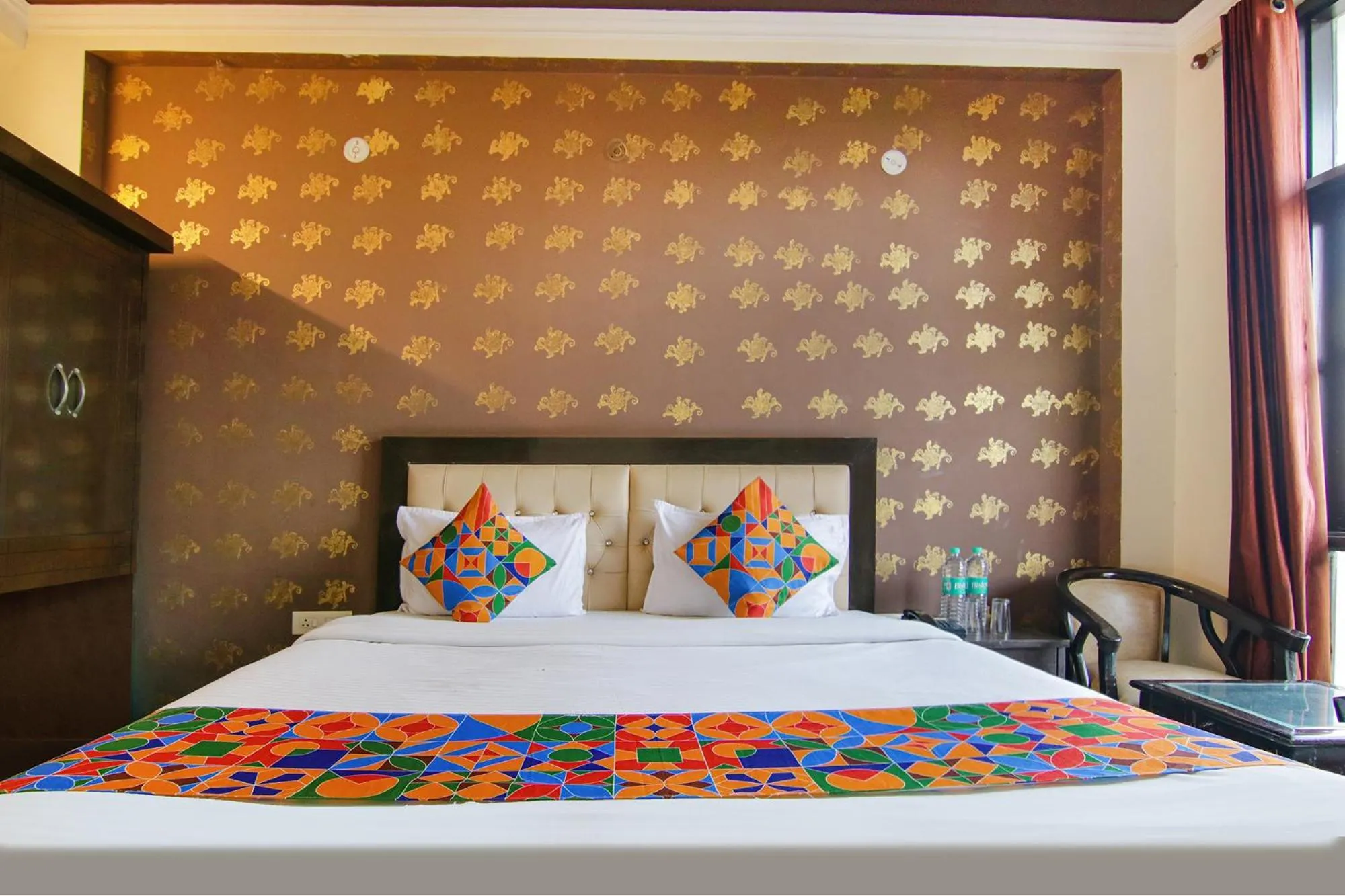 Bed in FabHotel City Palace