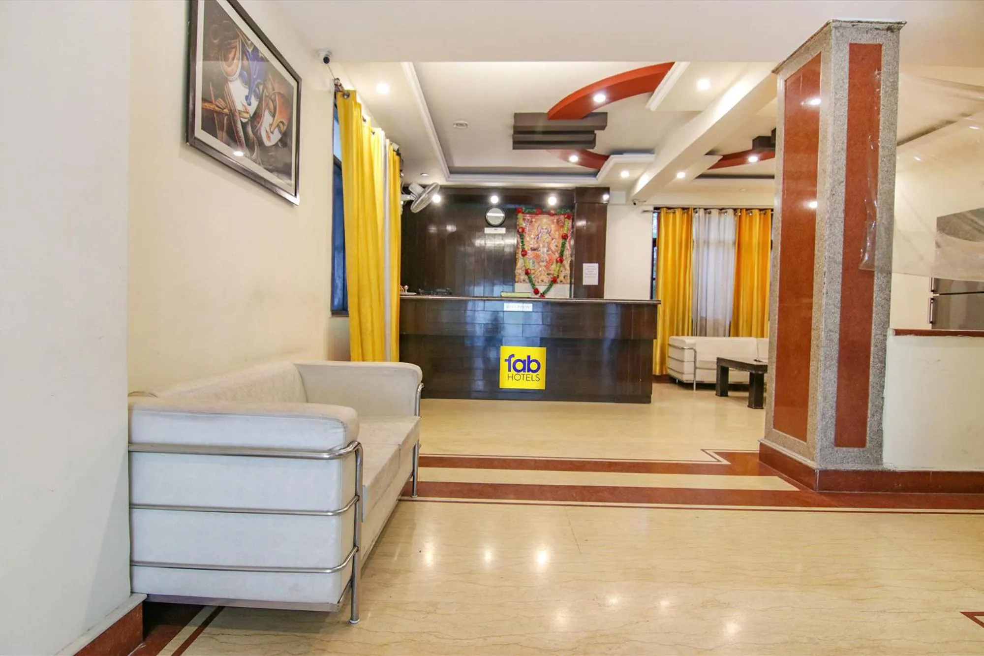 Lobby or reception in FabHotel City Palace