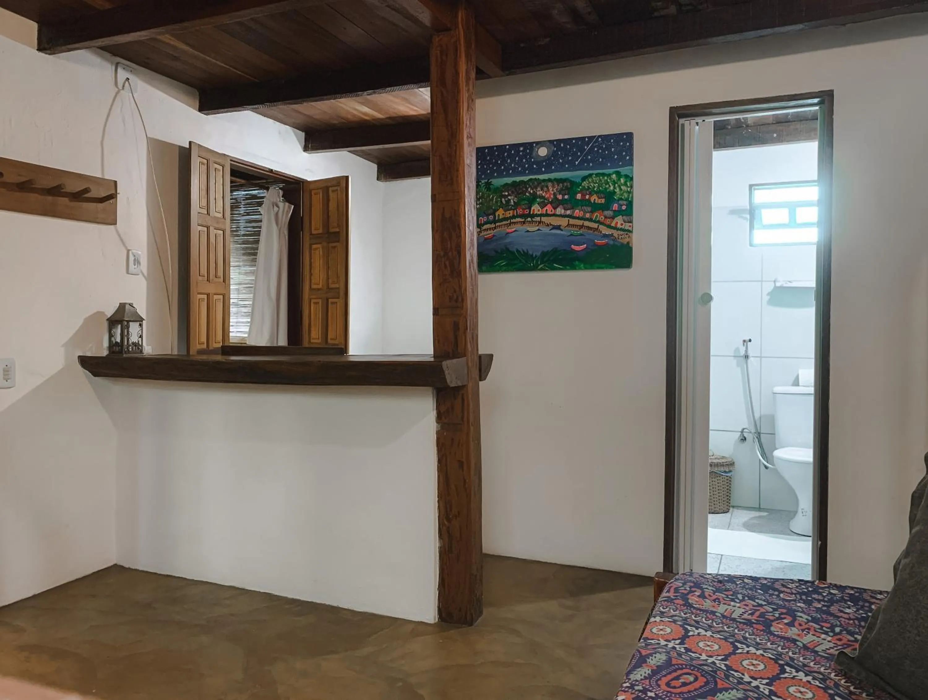 Bed in Pousada Lumar