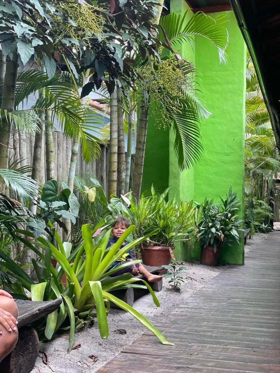 Garden in Pousada Lumar