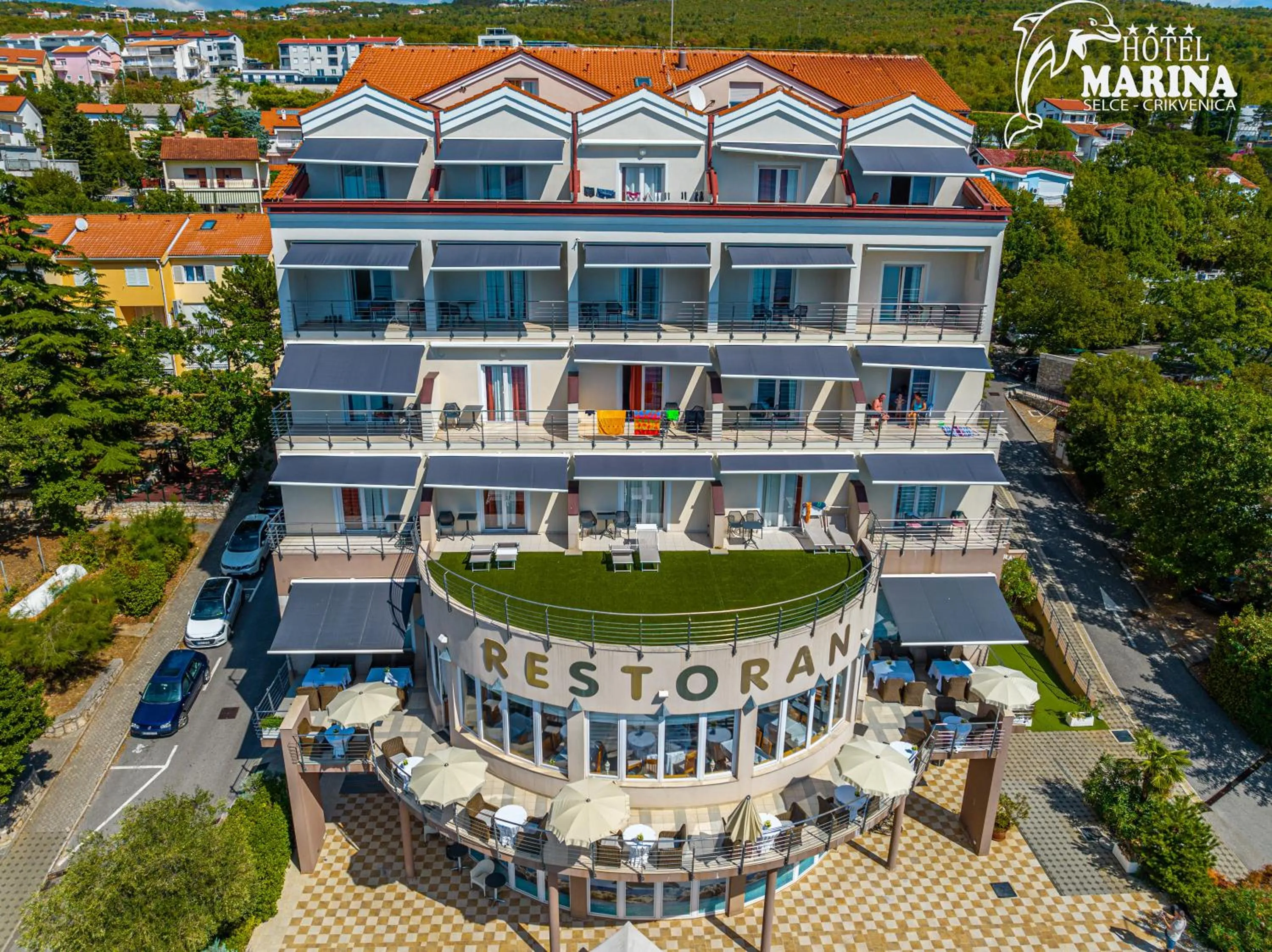 Bird's eye view in Hotel Marina