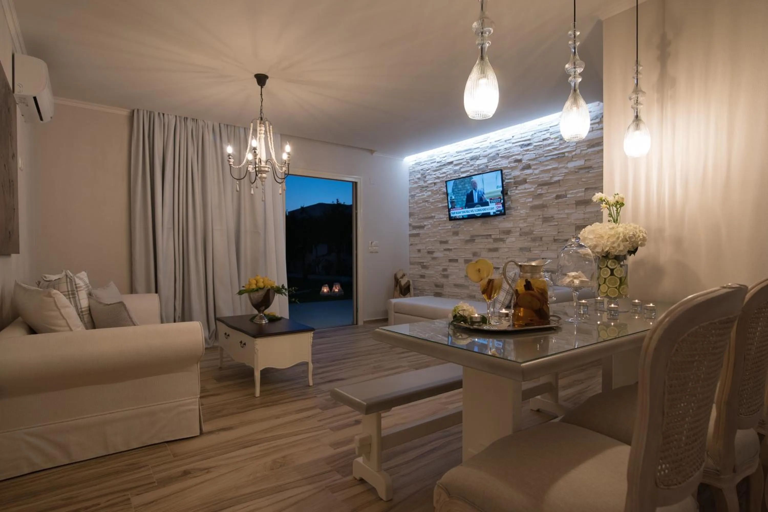 Living room in Stelios Gardens