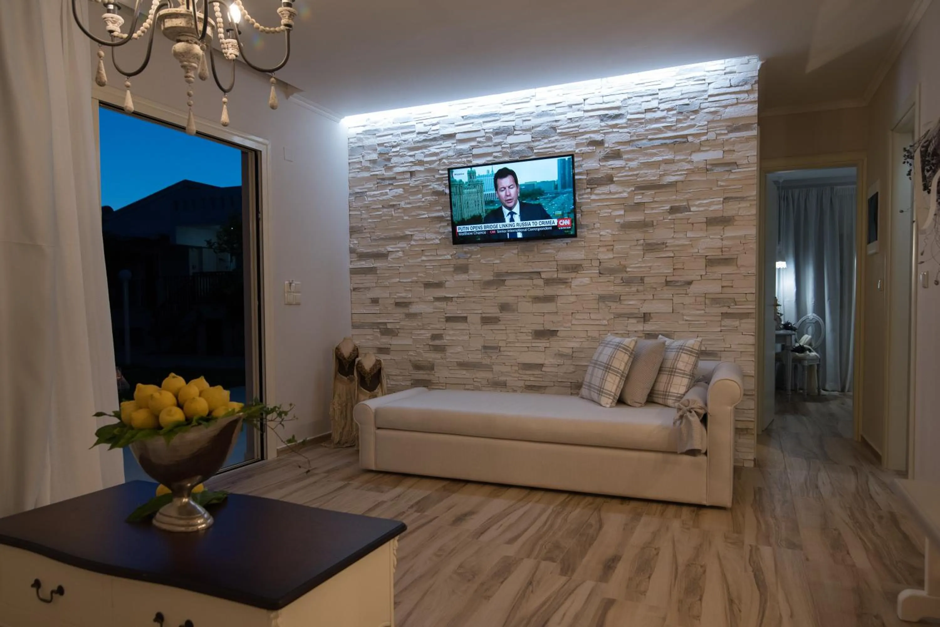 Living room in Stelios Gardens