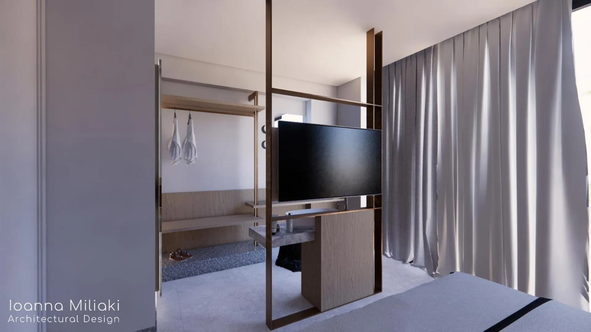 Bedroom, Bed in Stelios Gardens