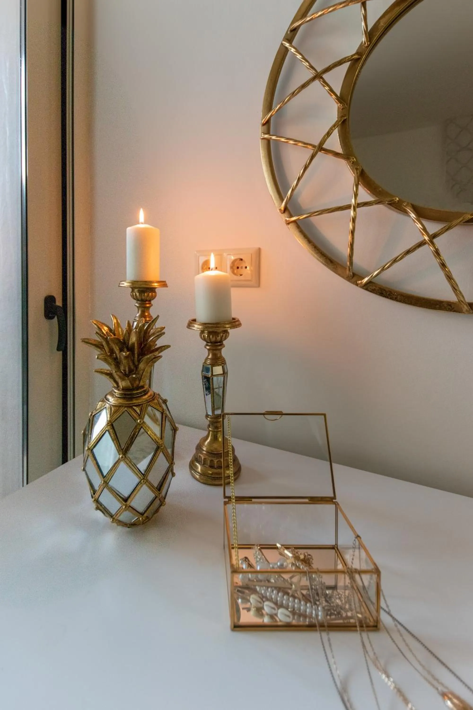 Decorative detail, Bed in Stelios Gardens