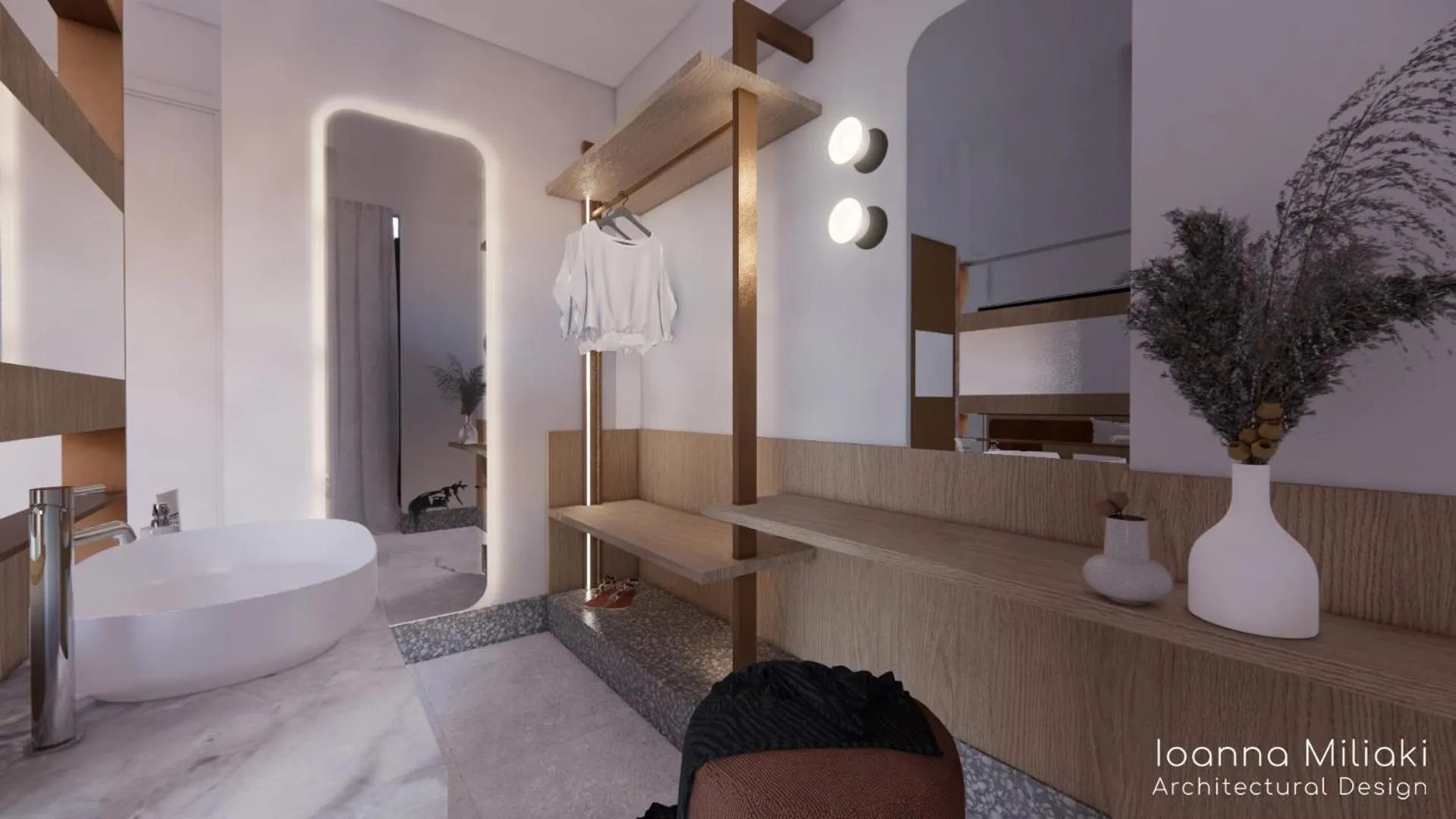 Bathroom, Bed in Stelios Gardens