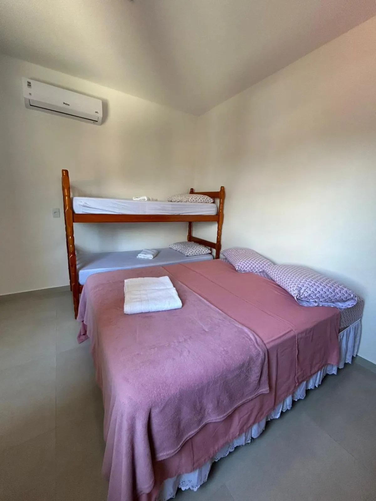 Bed in Pousada casa da amizade