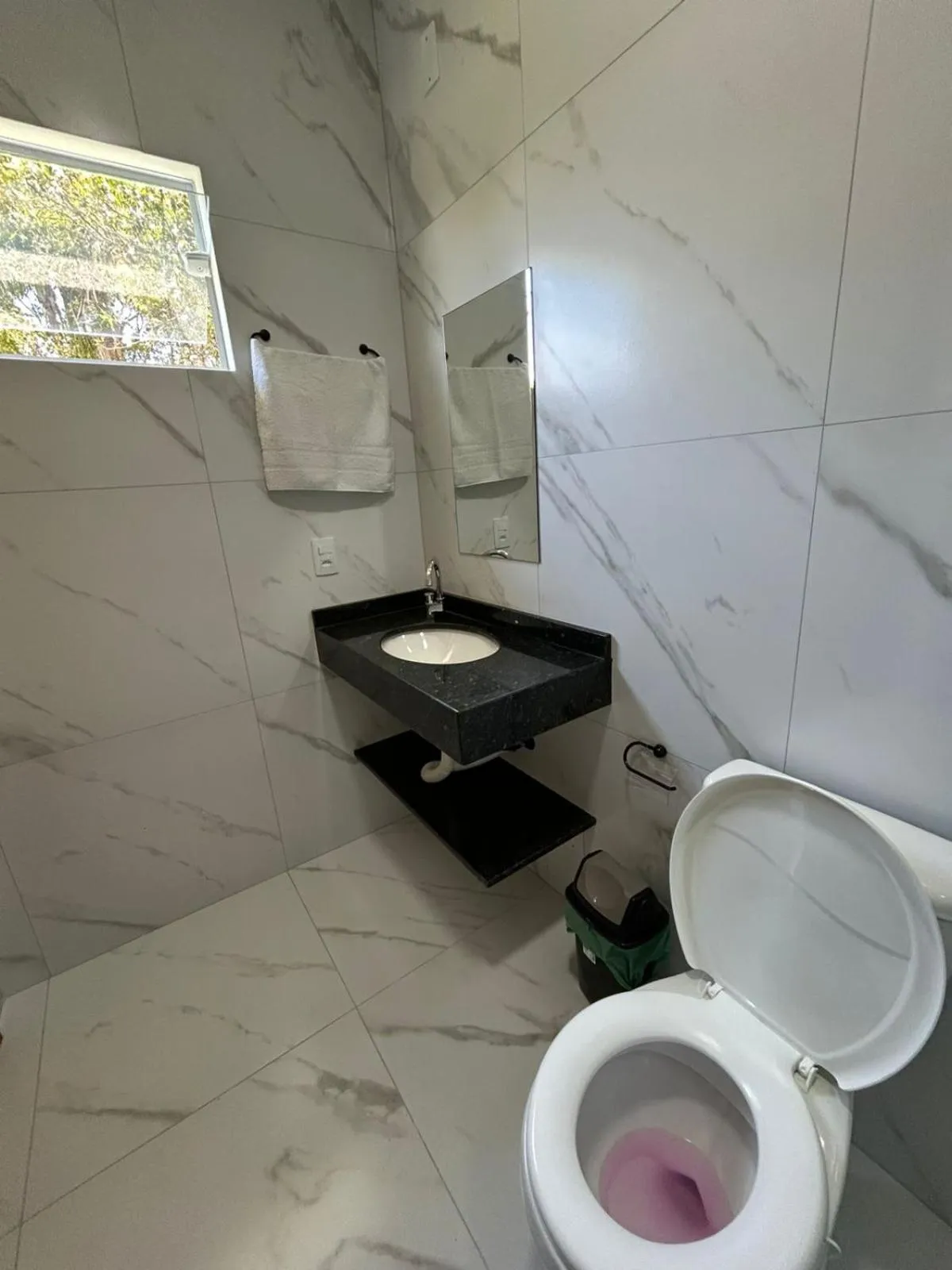 Bathroom in Pousada casa da amizade