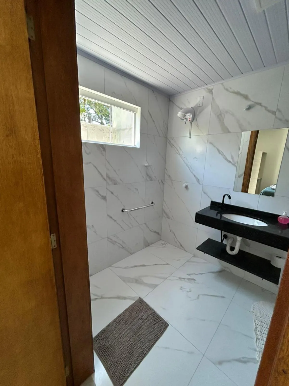 Bathroom in Pousada casa da amizade