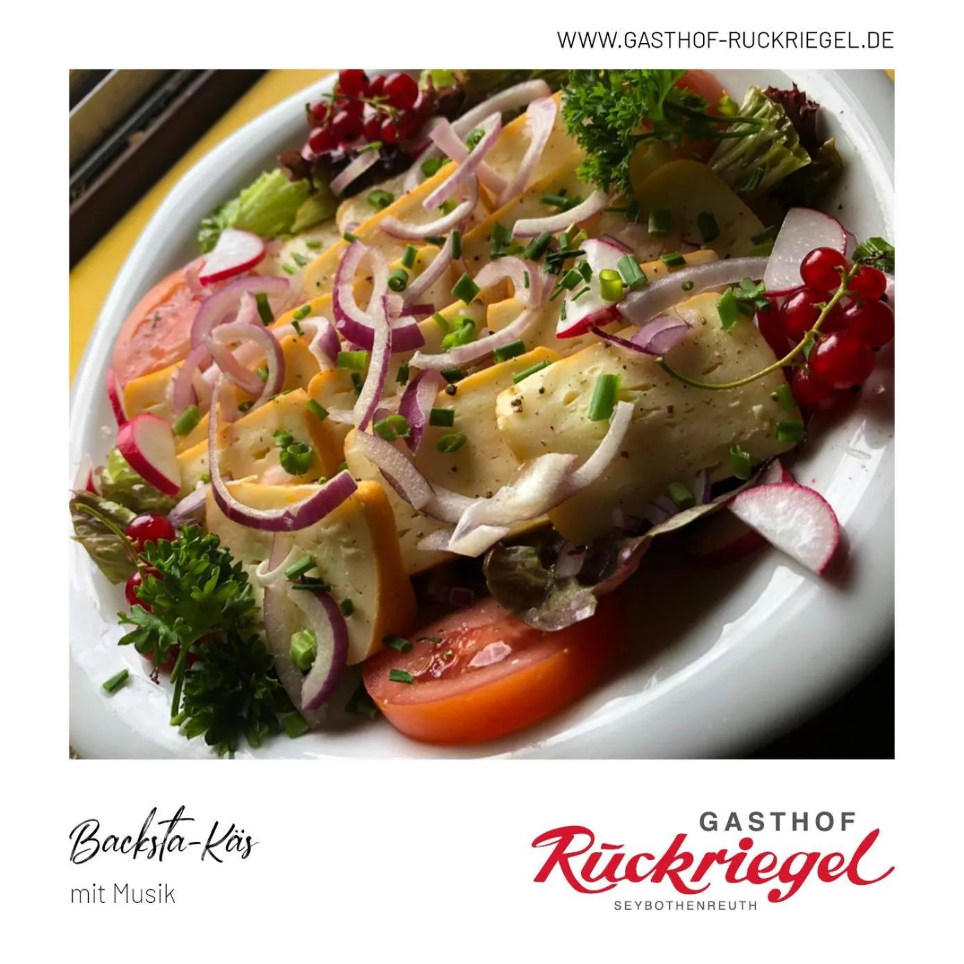 Food and drinks in Gasthof Ruckriegel