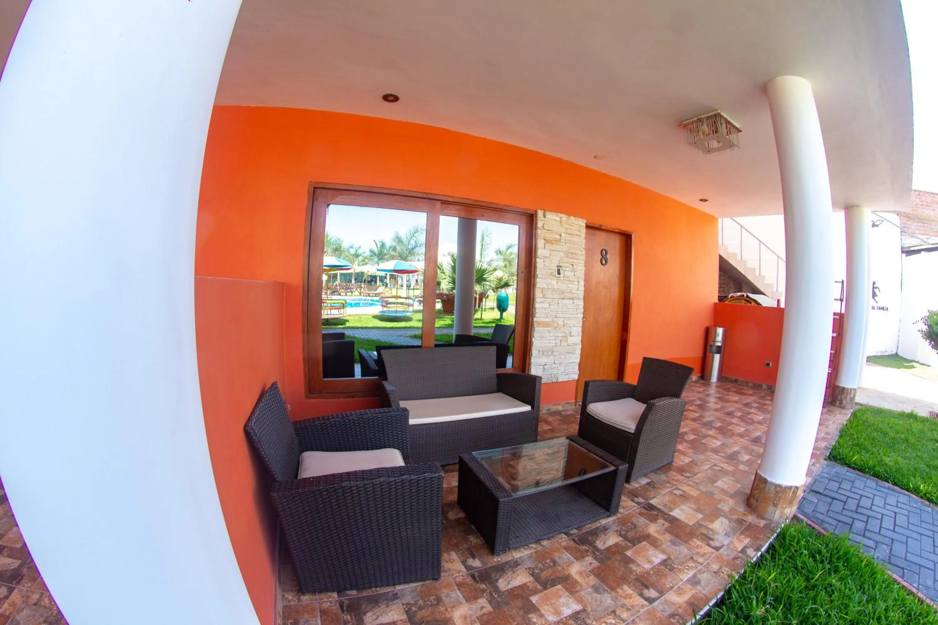 Balcony/Terrace in Hotel Resort Thiago