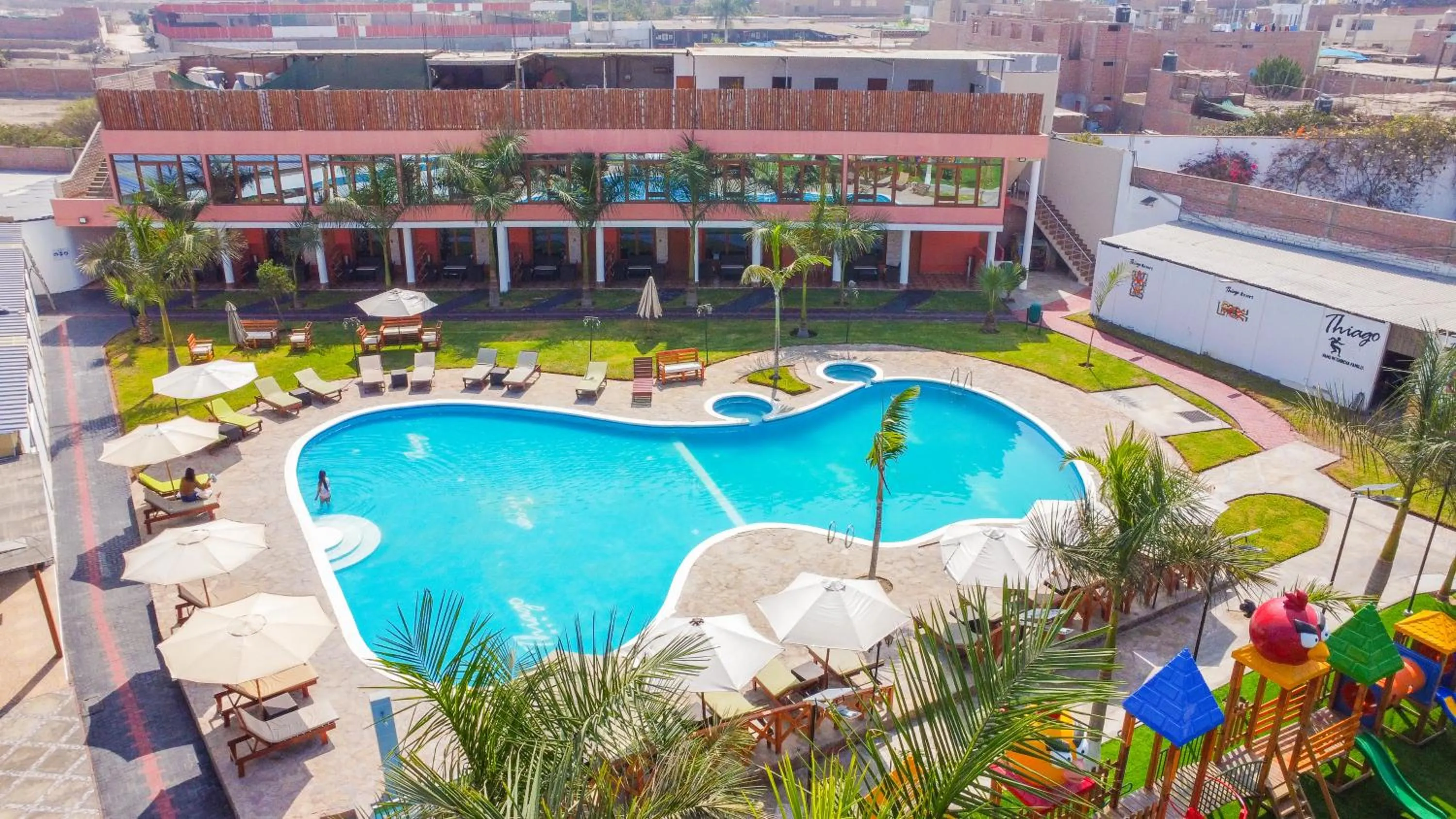 Garden view in Hotel Resort Thiago