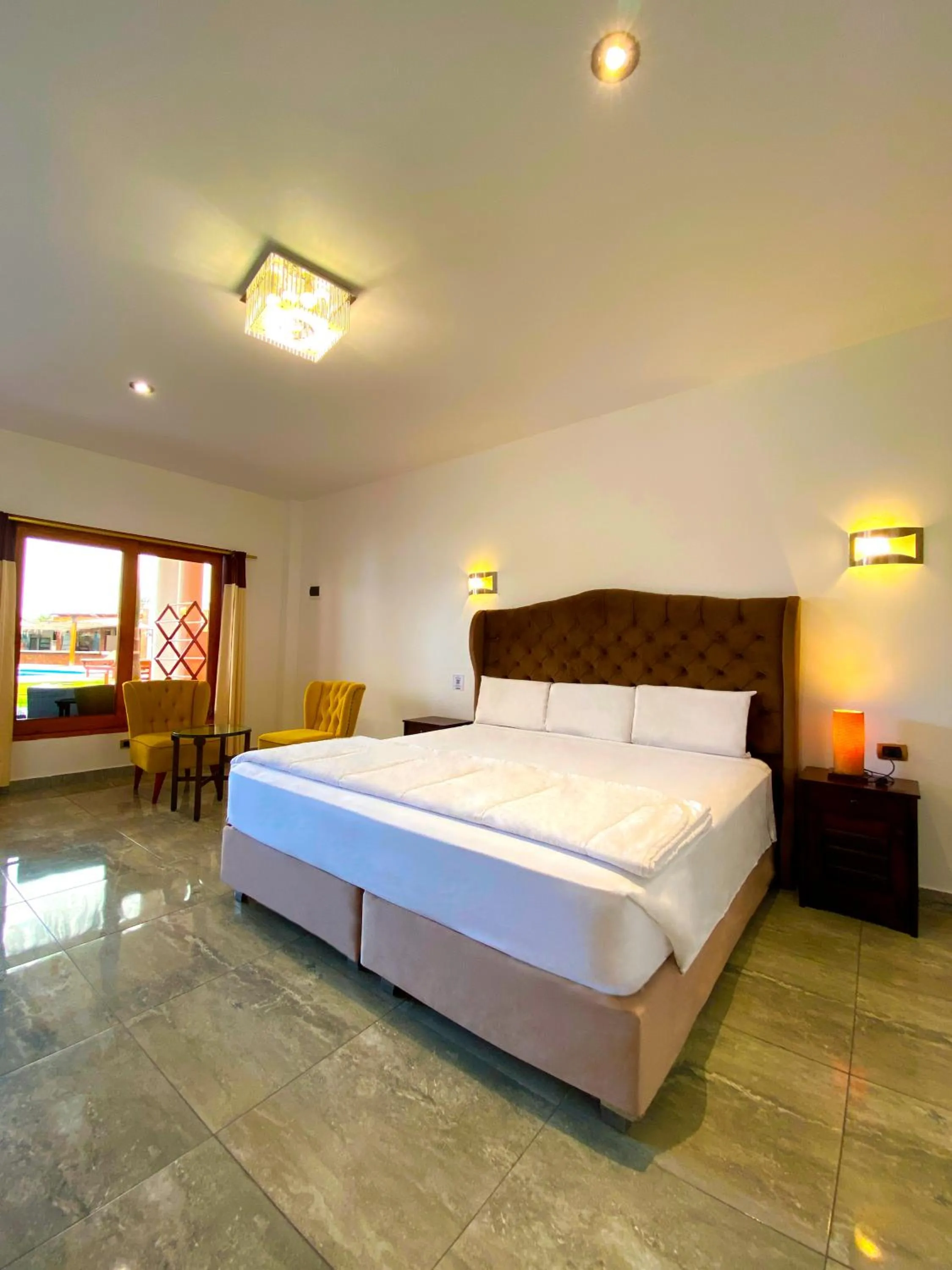 Bed in Hotel Resort Thiago