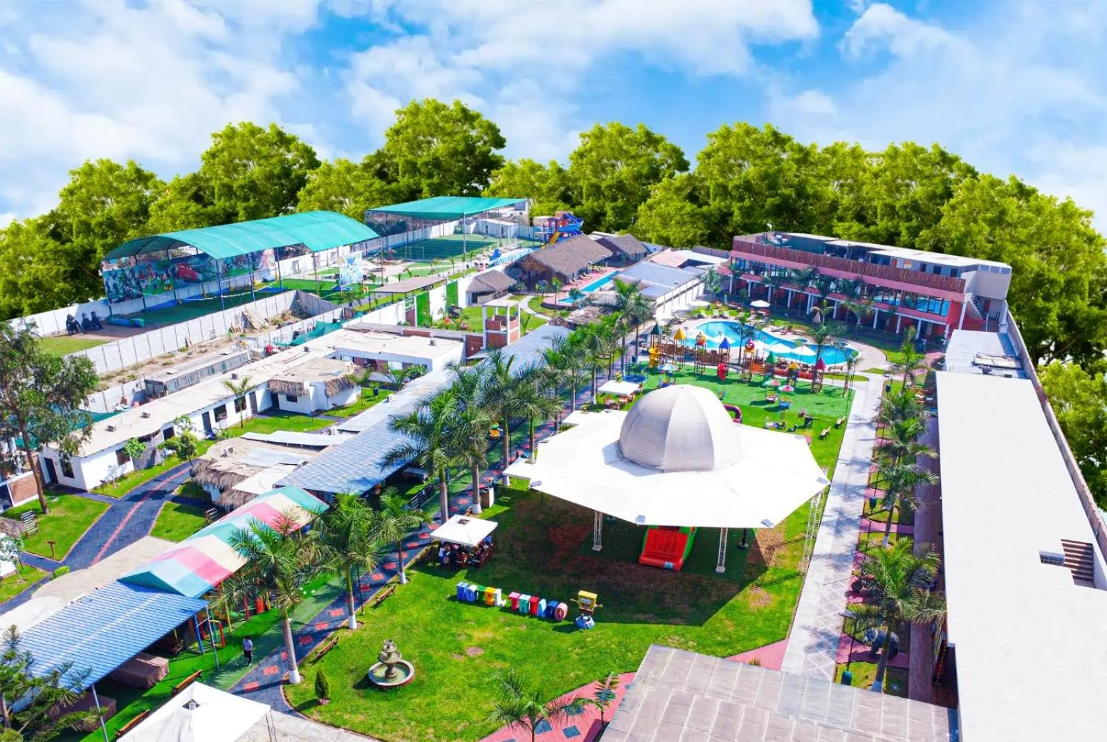 Bird's eye view in Hotel Resort Thiago