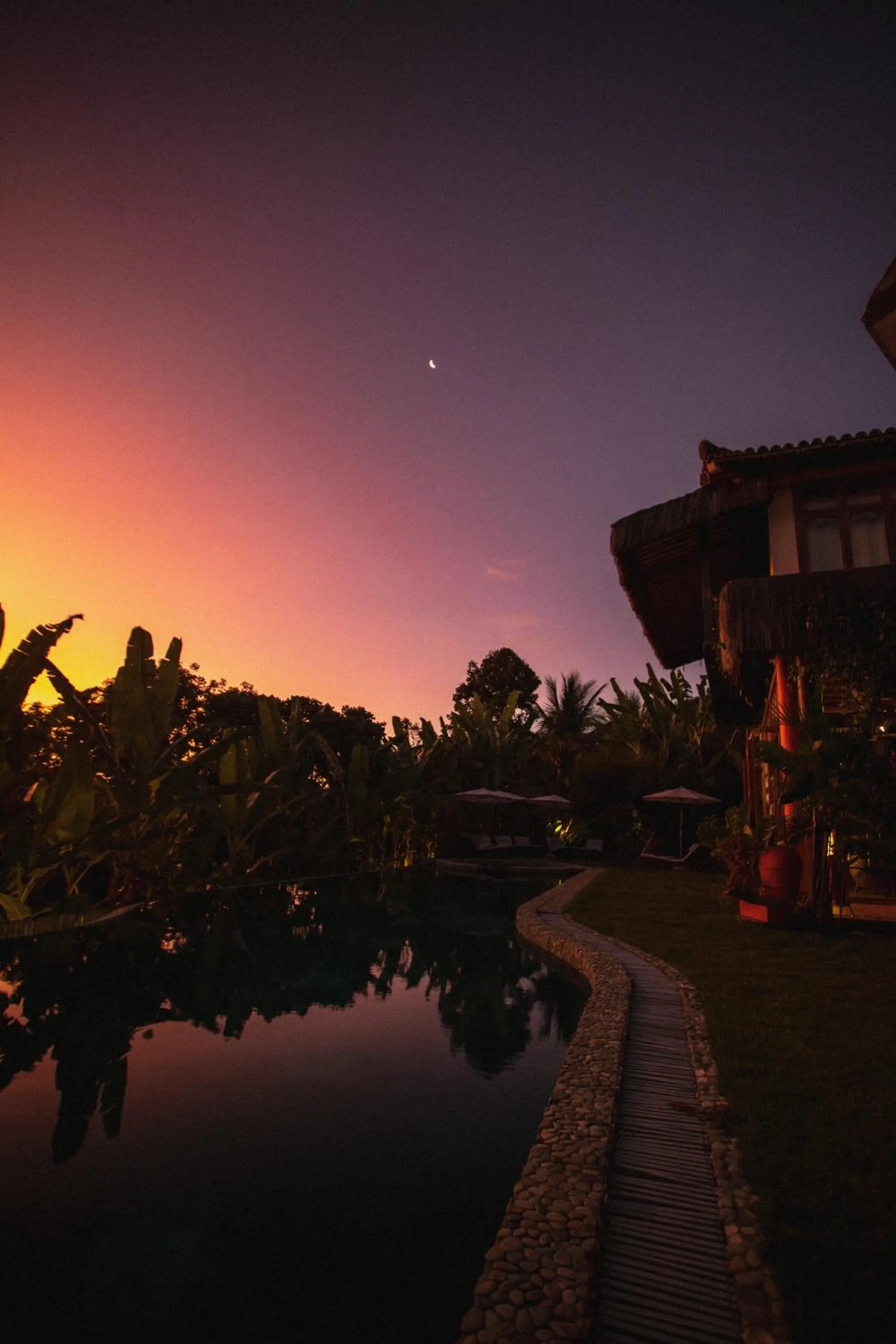Sunset in Sagui Boutique Hotel