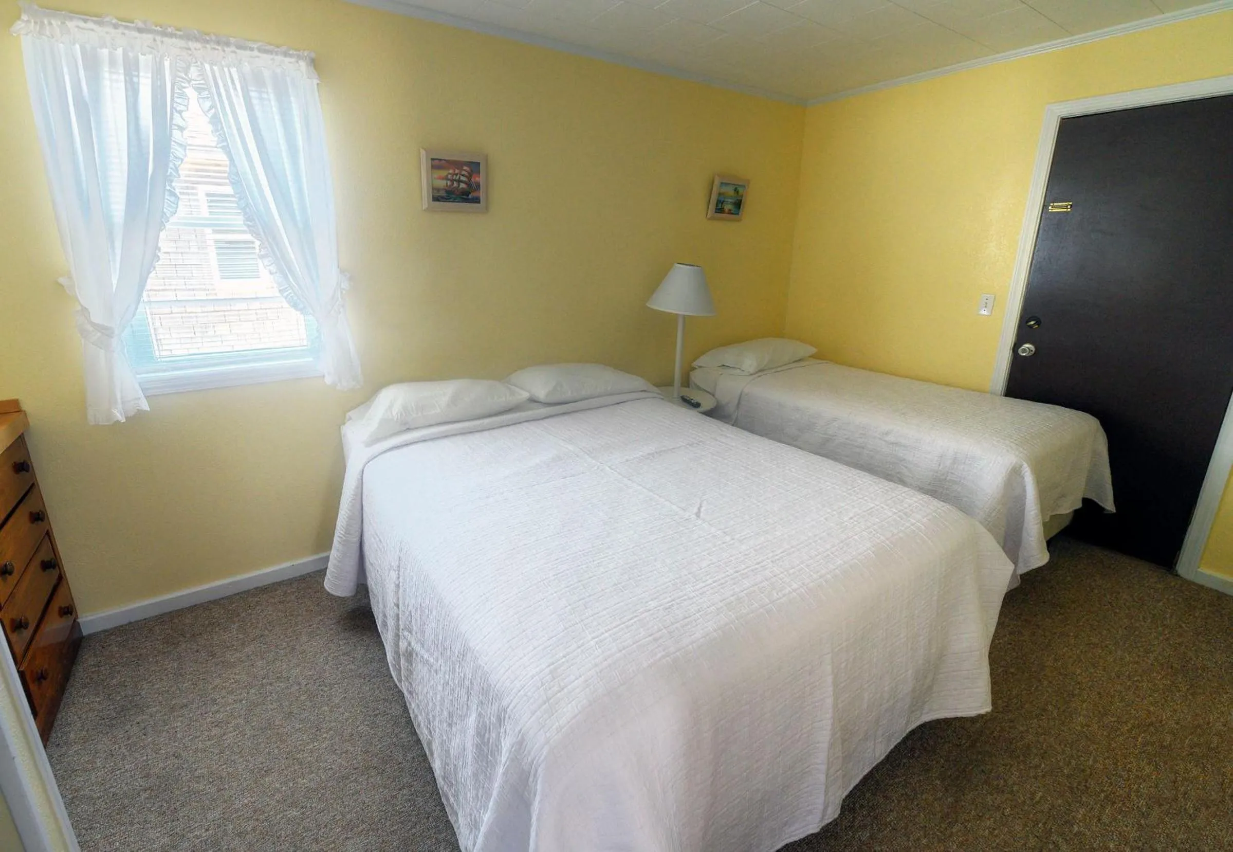 Bed in Outer Banks Motel