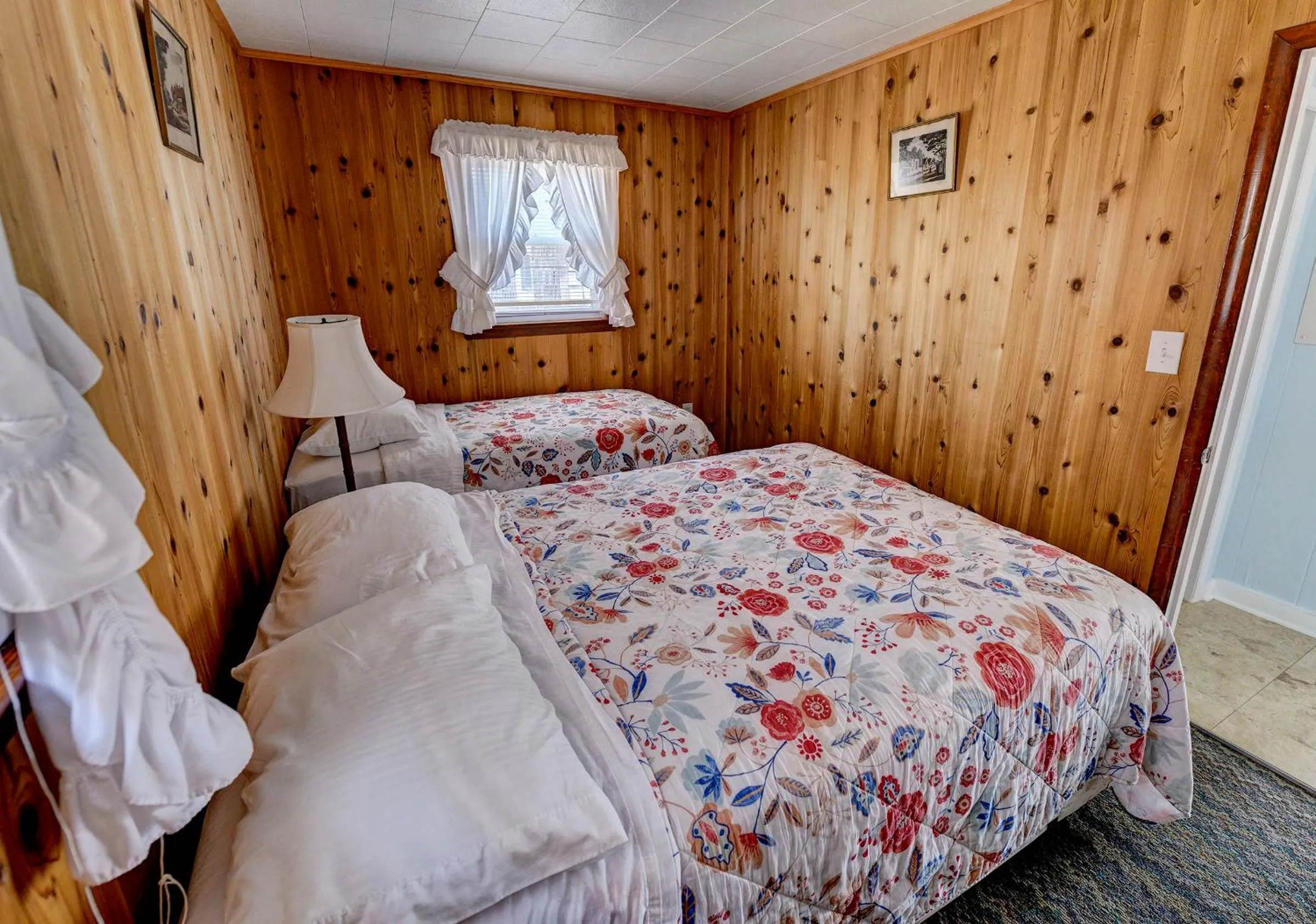 Bed in Outer Banks Motel