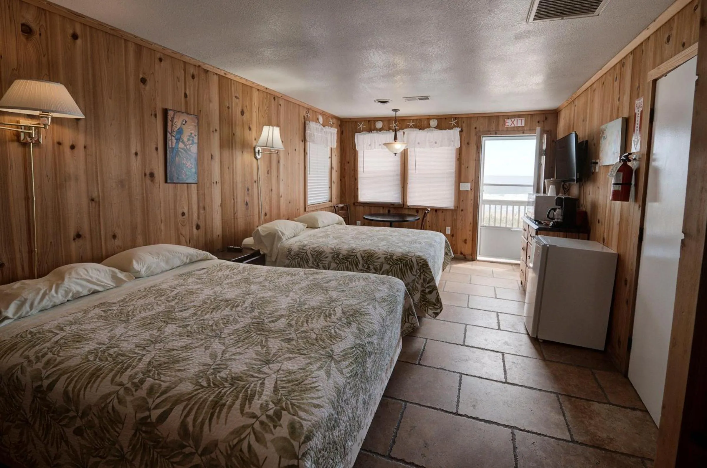 Bed in Outer Banks Motel