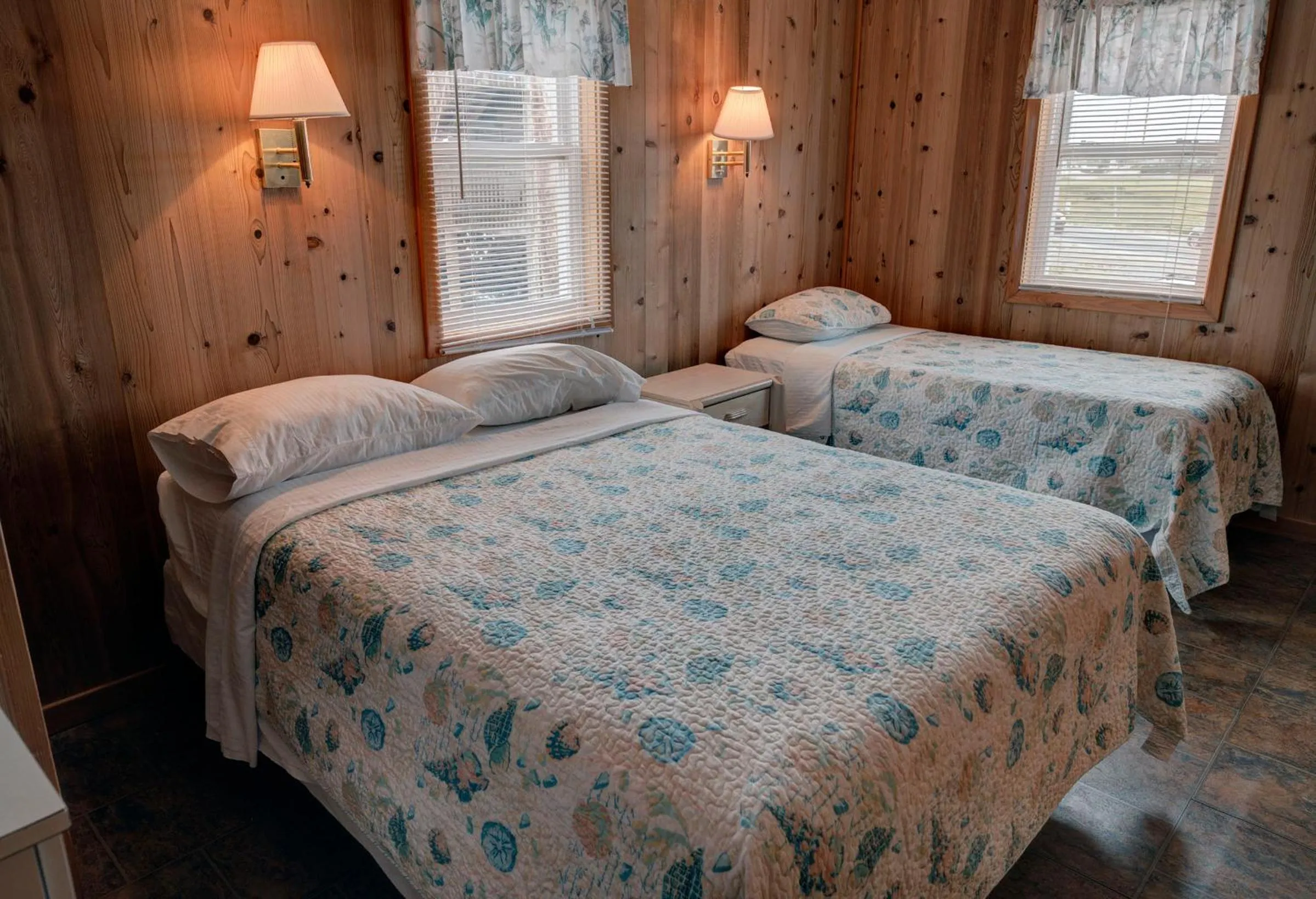 Bed in Outer Banks Motel