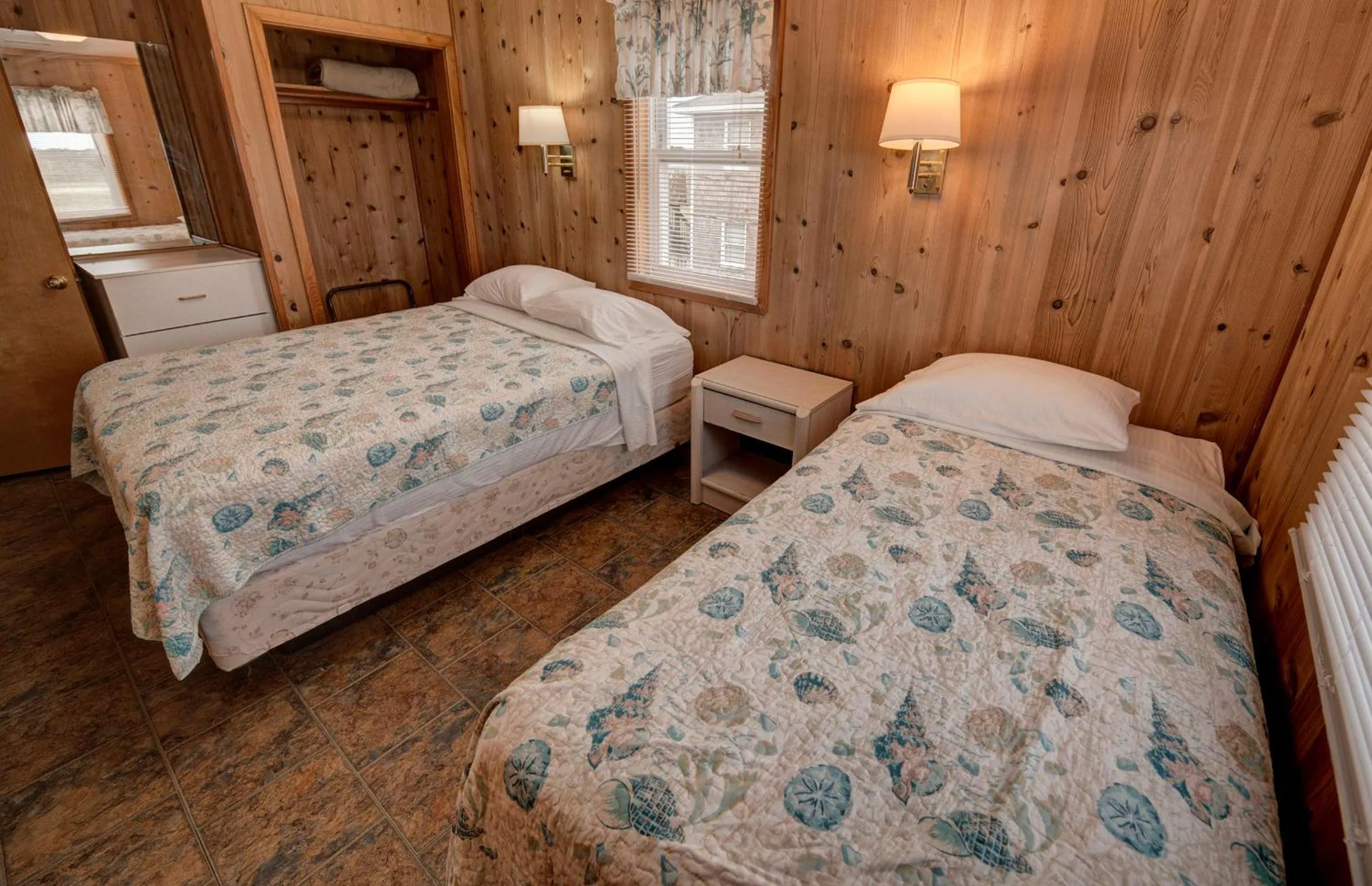 Bed in Outer Banks Motel