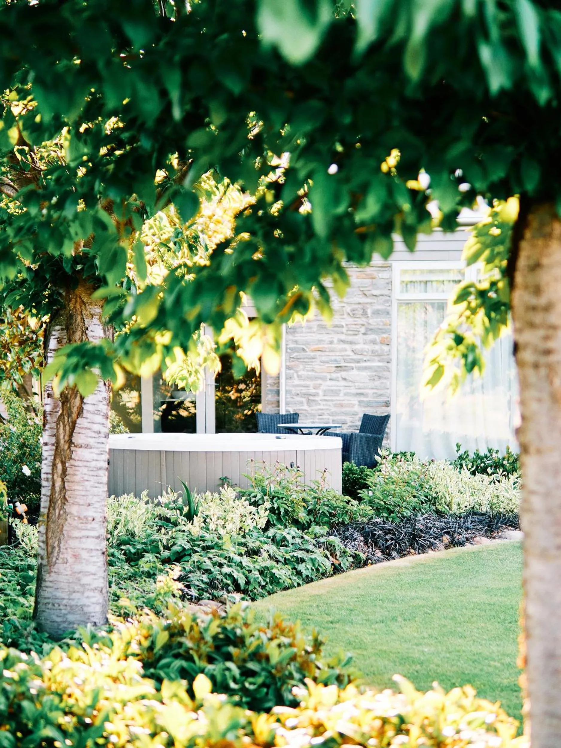 Garden view in Mt Michael Lodge