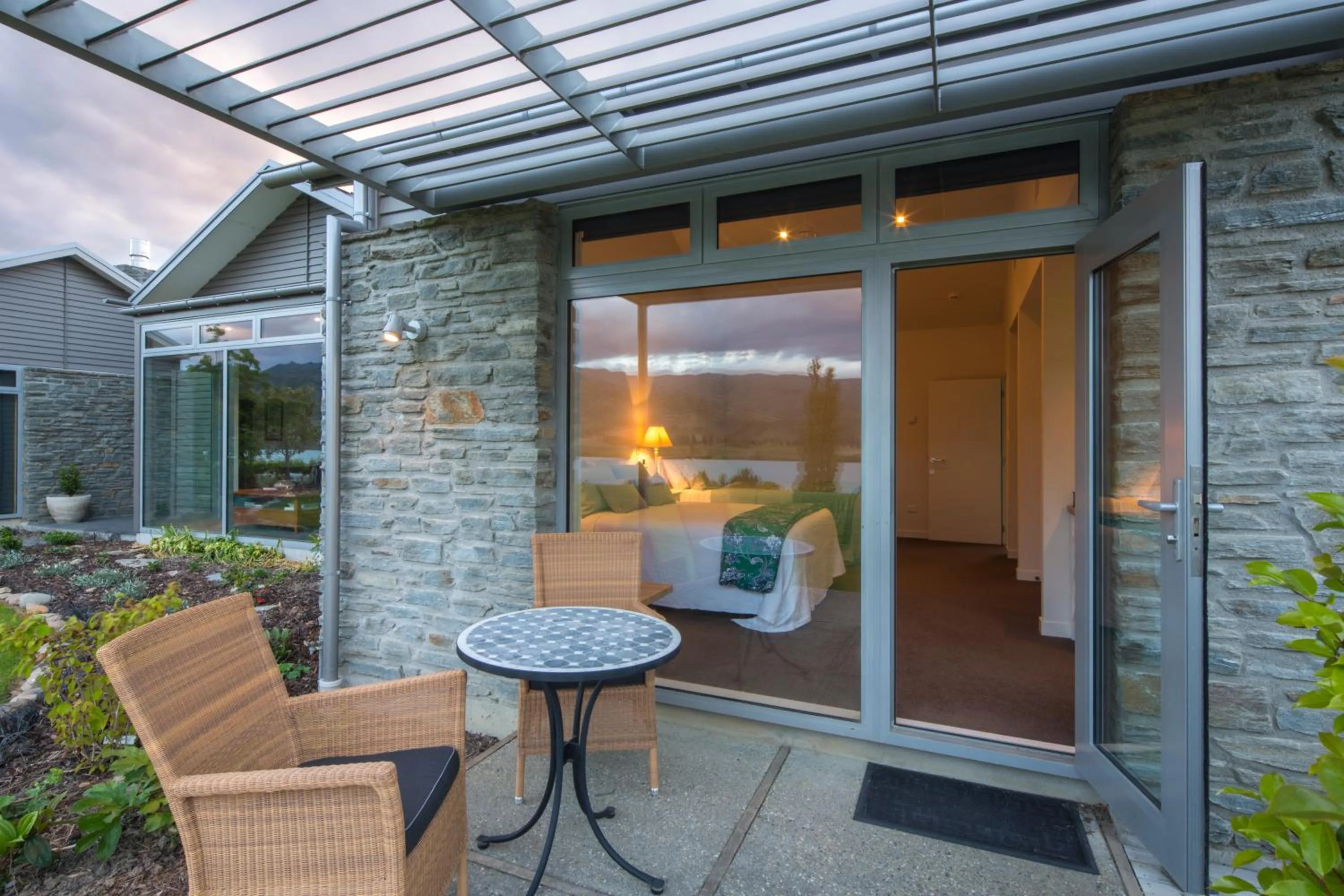 Patio in Mt Michael Lodge