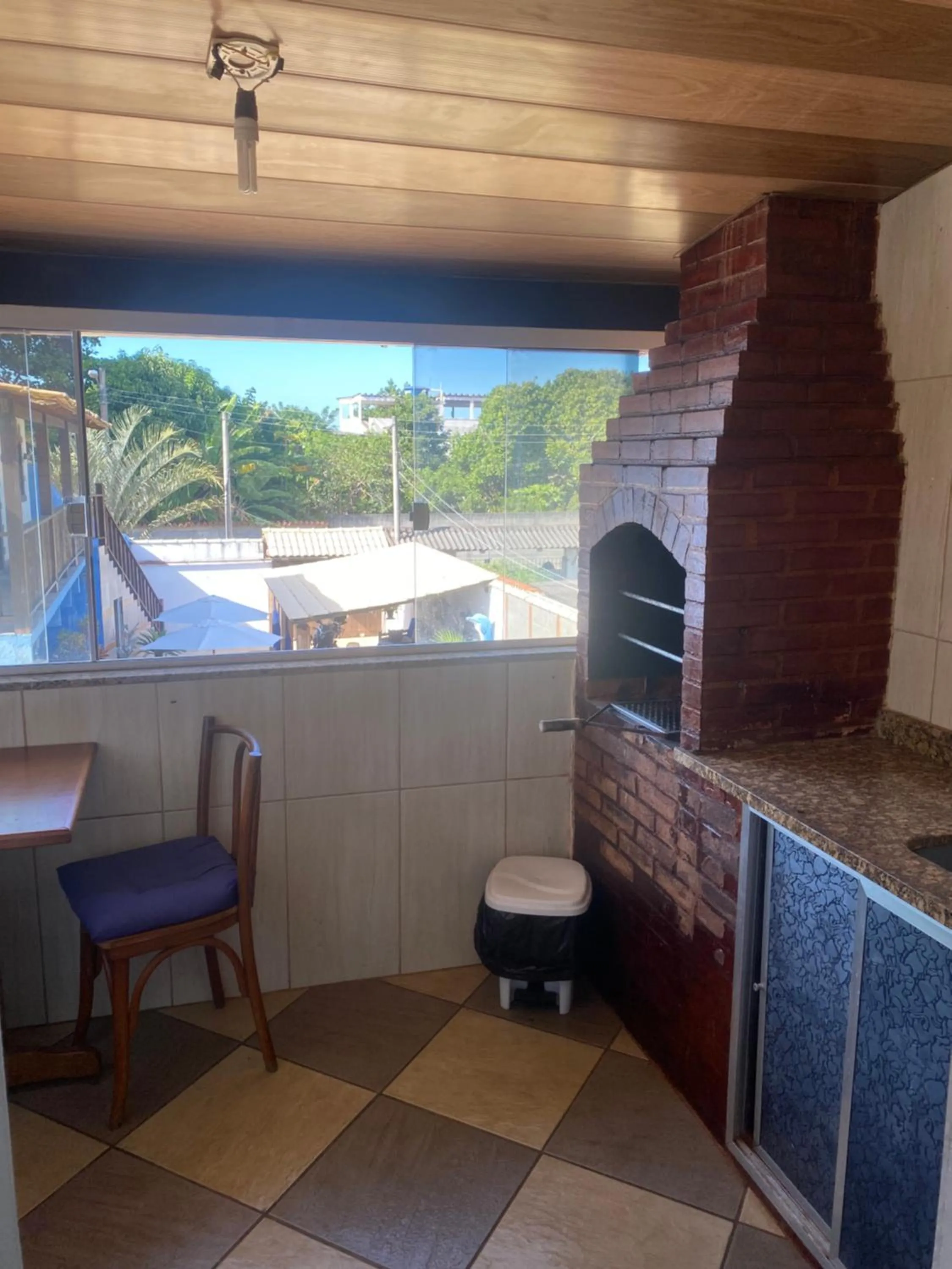 Kitchen or kitchenette in Pousada MK TOUR