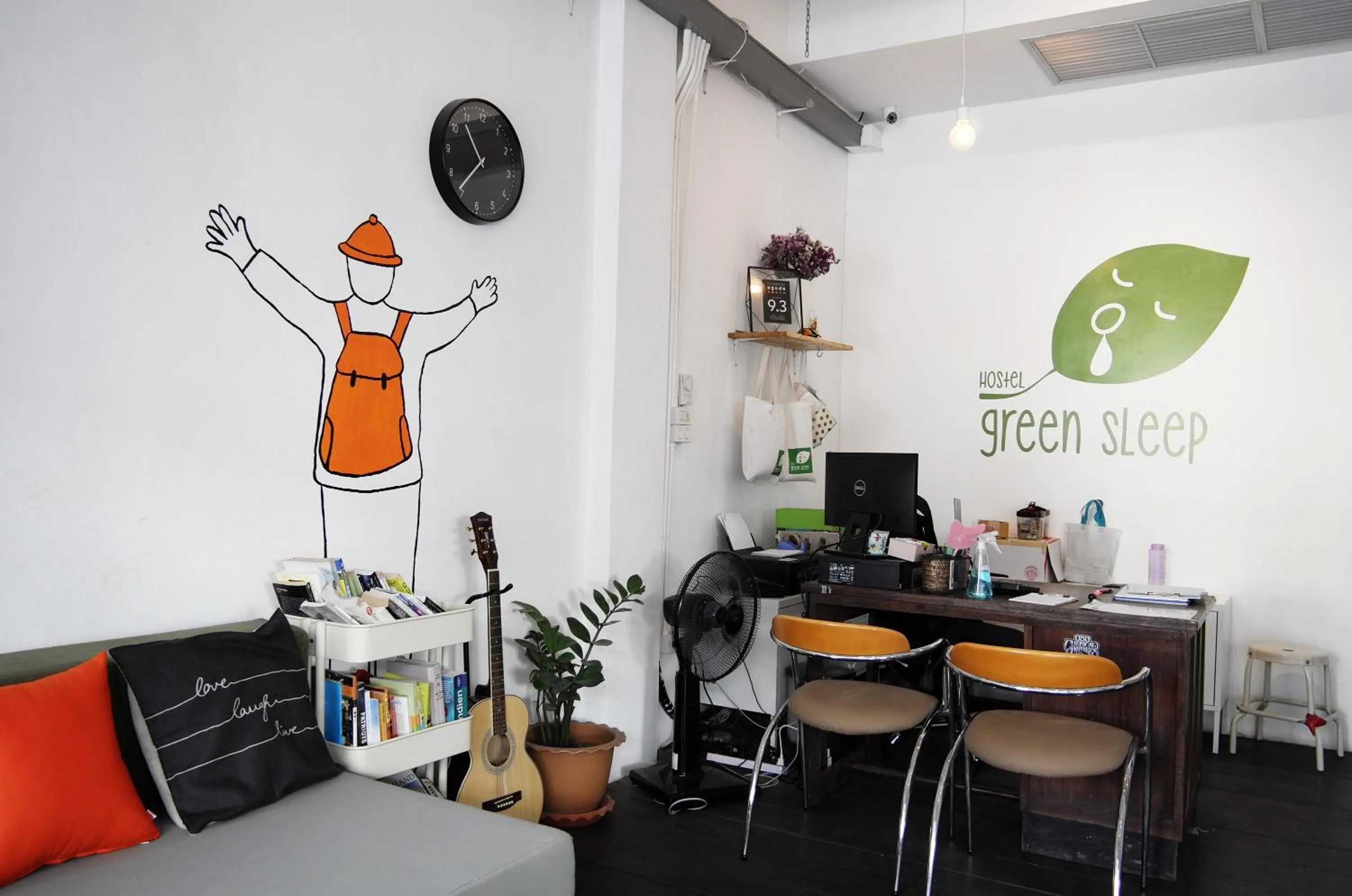 Lobby or reception in Green Sleep Hostel