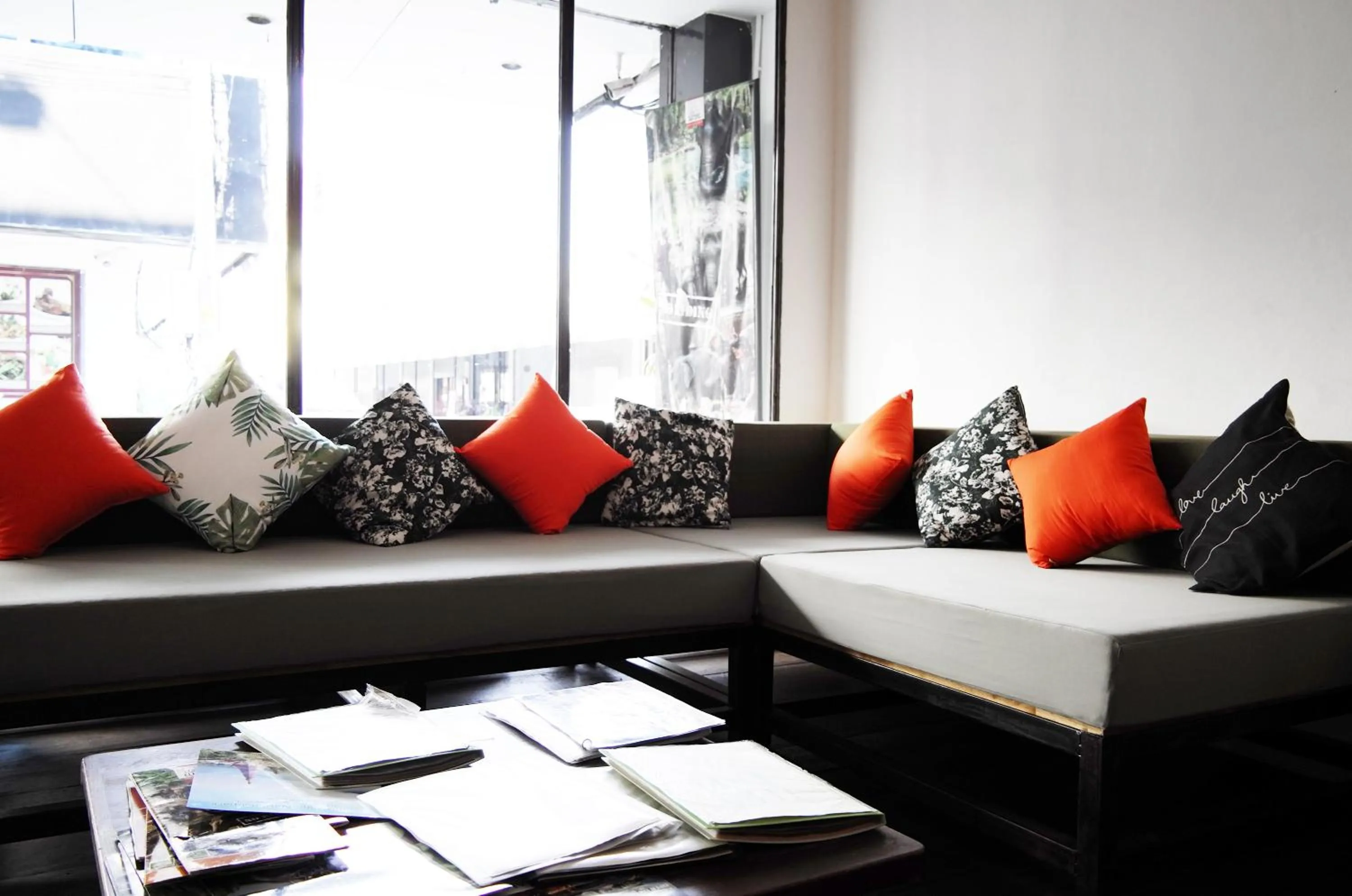 Living room in Green Sleep Hostel