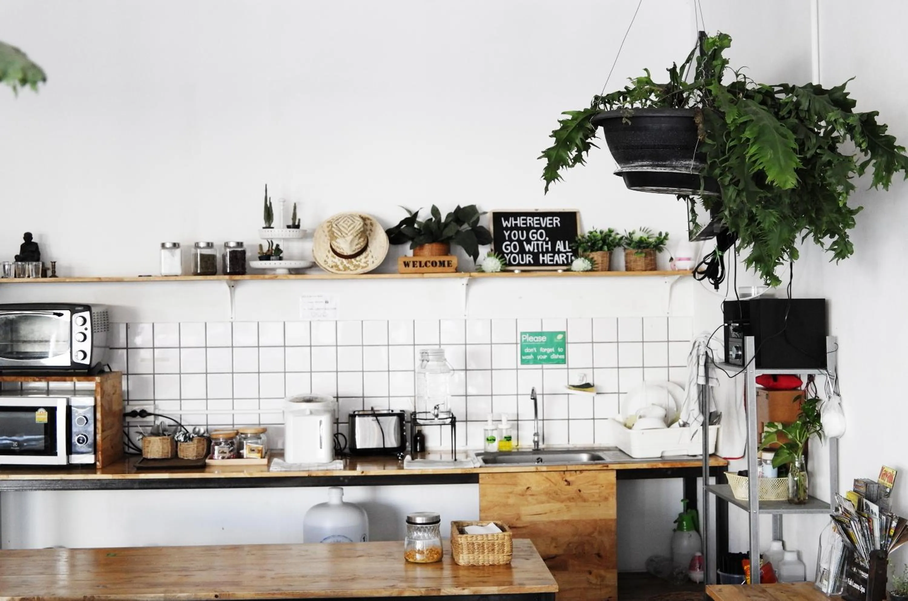 Coffee/tea facilities in Green Sleep Hostel