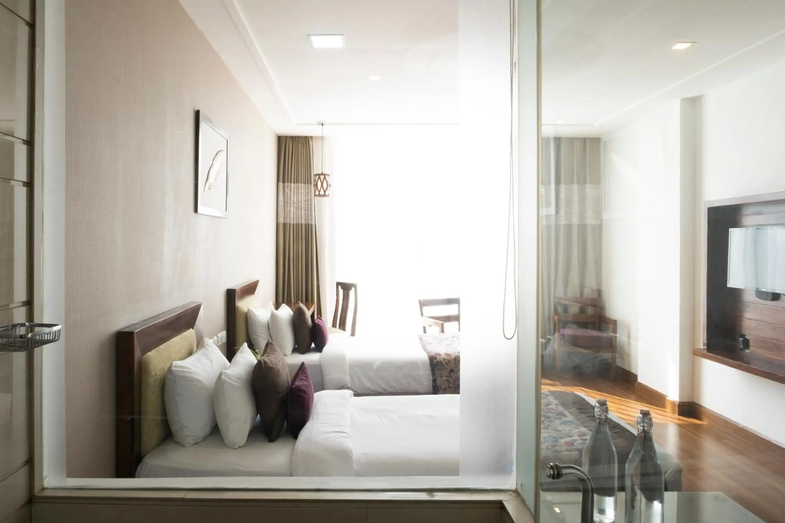 Deluxe Twin Room with Mountain View in Brahma Horizon Hotel & Spa - Pushkar Deluxe Twin Room with Mountain View in Brahma Horizon Hotel & Spa - Pushkar