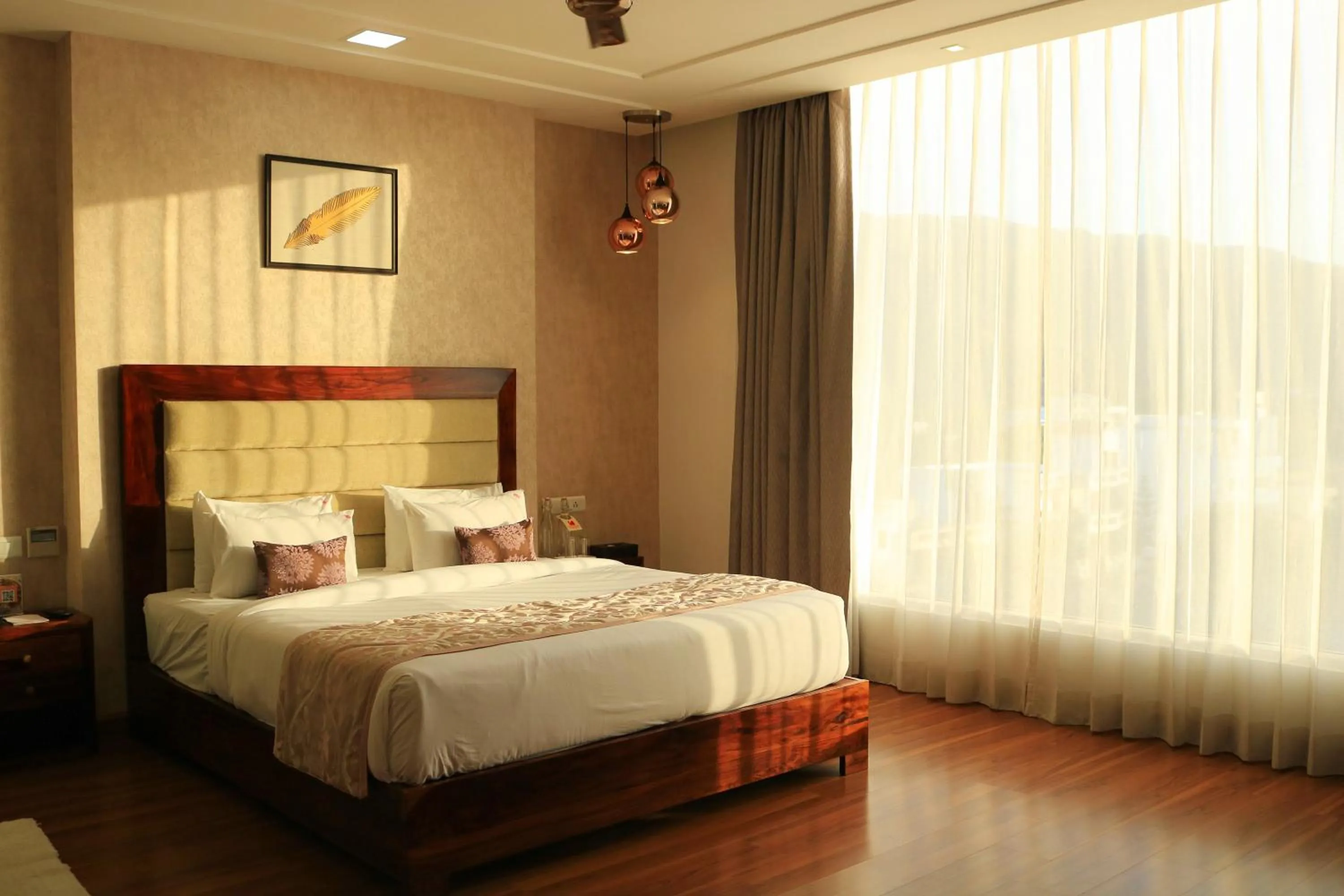 Bedroom, Bed in Brahma Horizon Hotel & Spa - Pushkar