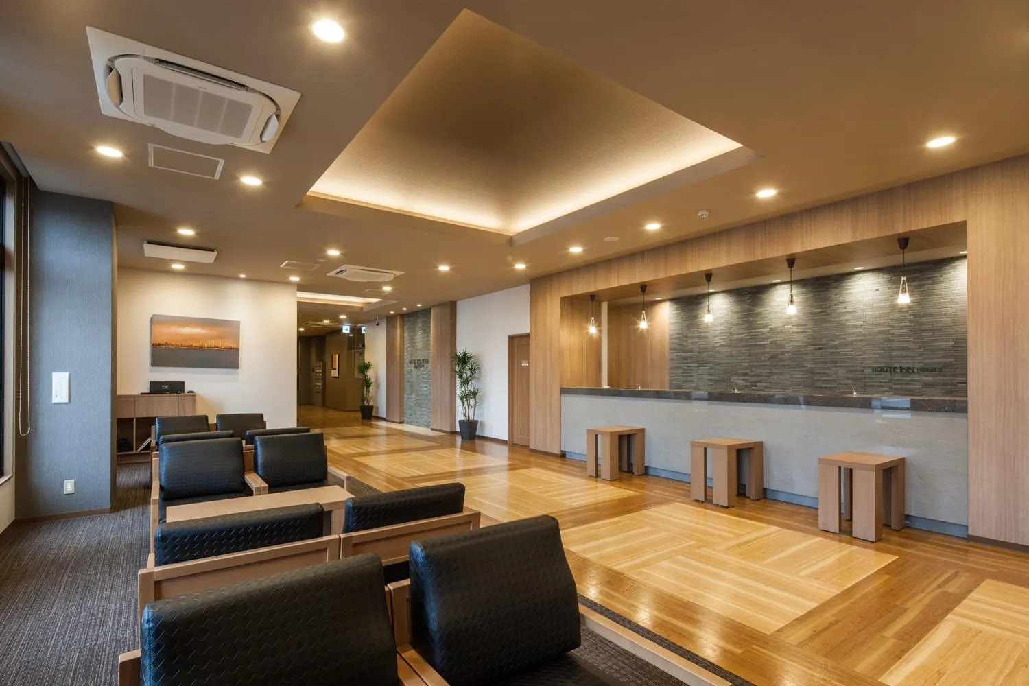 Lobby or reception in Hotel Route-Inn Isesaki Inter