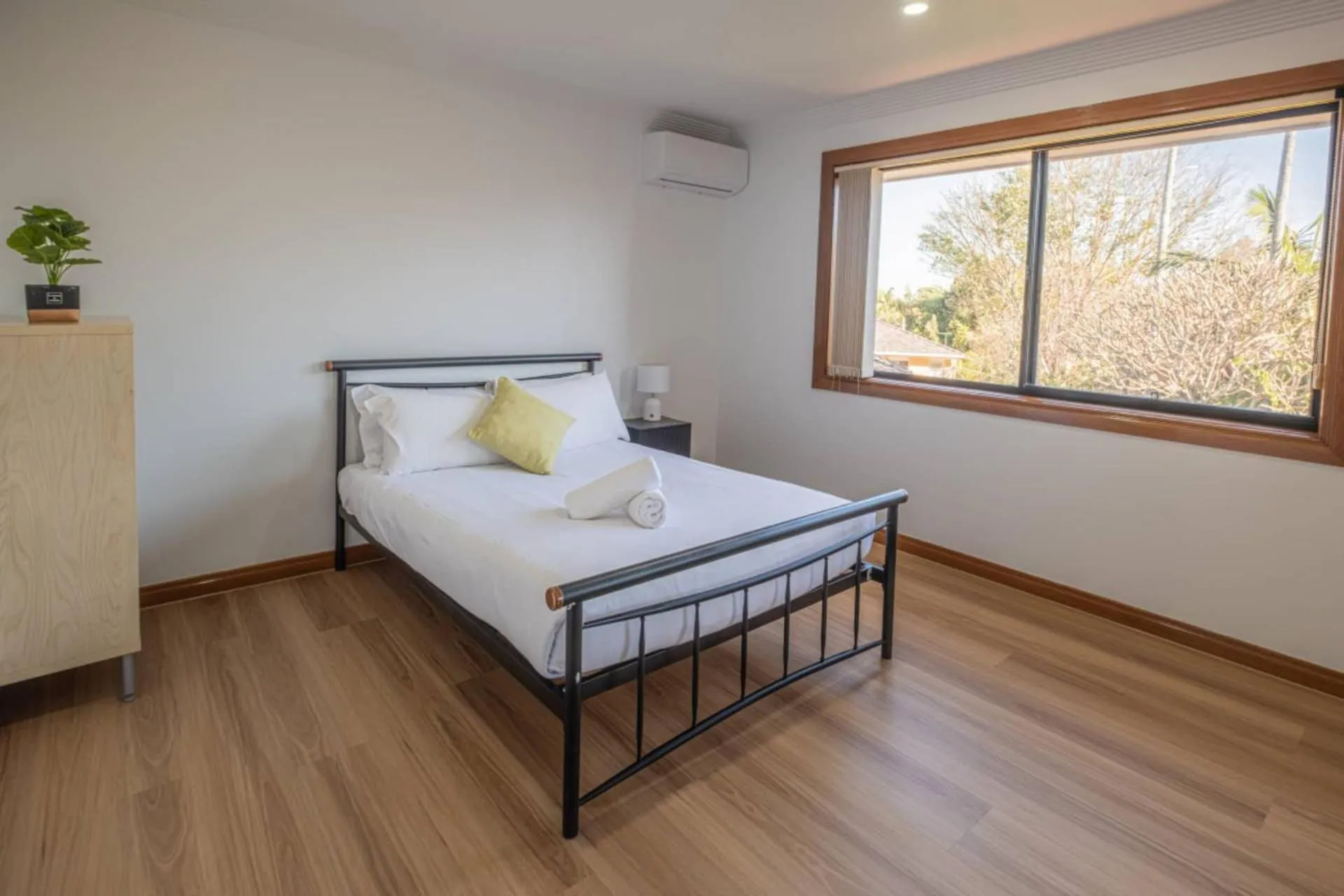 Bed in River Plaza Apartments Brisbane Southbank