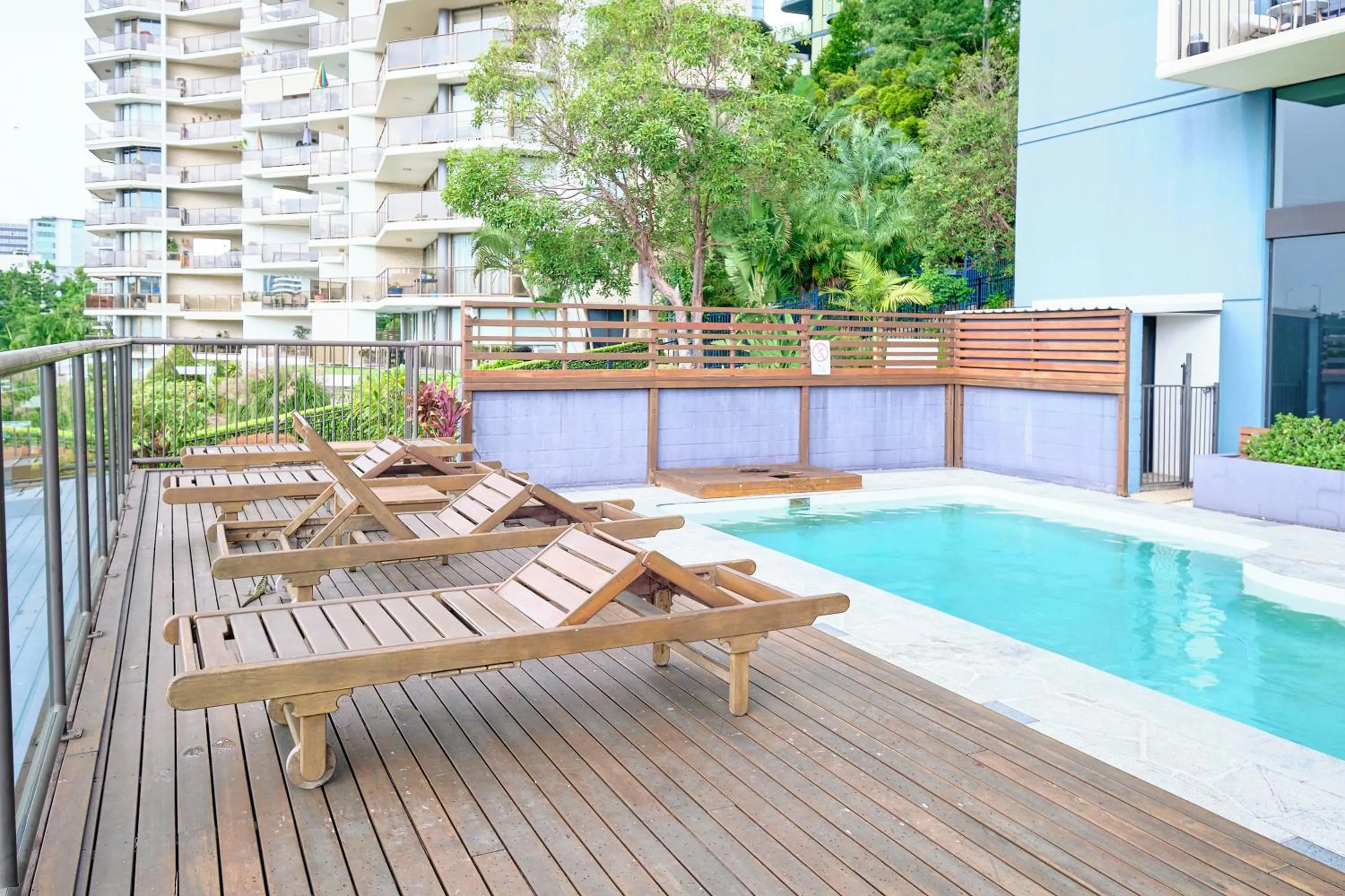Balcony/Terrace in River Plaza Apartments Brisbane Southbank