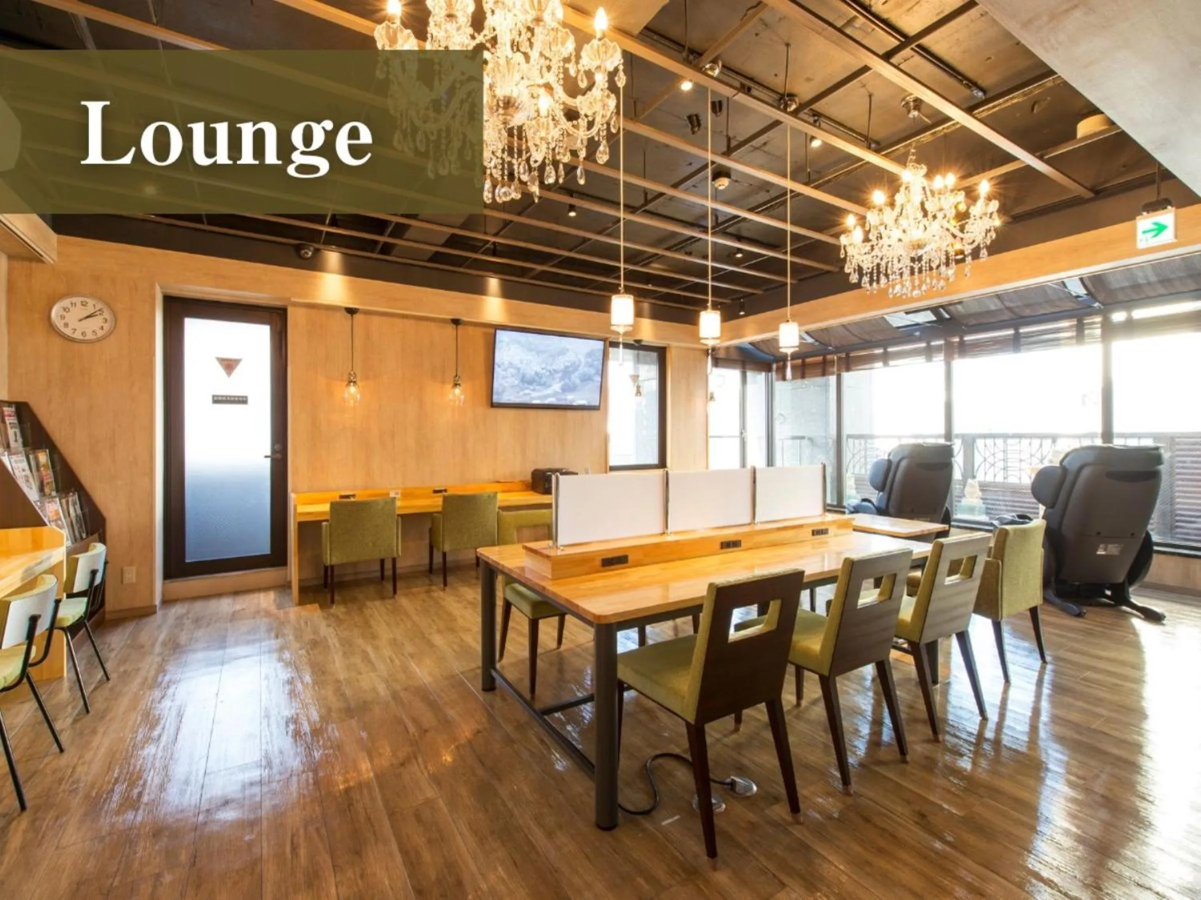 Communal lounge/ TV room in Anshin oyado Tokyo Woman Ginza Shiodome