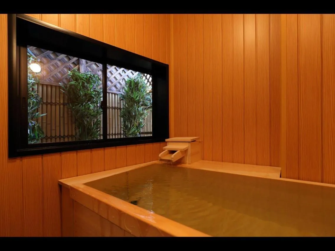 Open Air Bath in Dai Onsen Matsudaya Ryokan