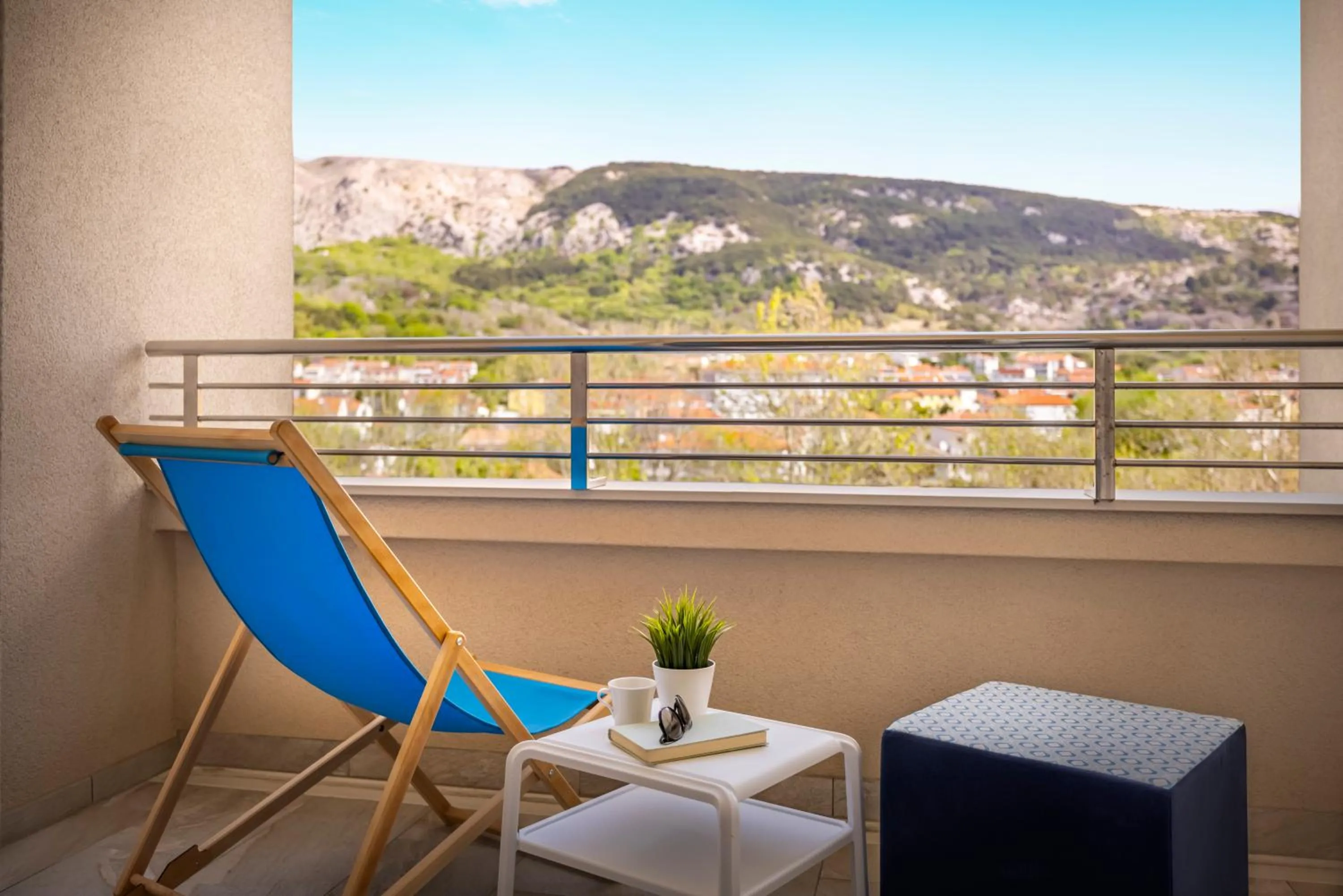 Balcony/Terrace in Sunny Baška Hotel by Valamar