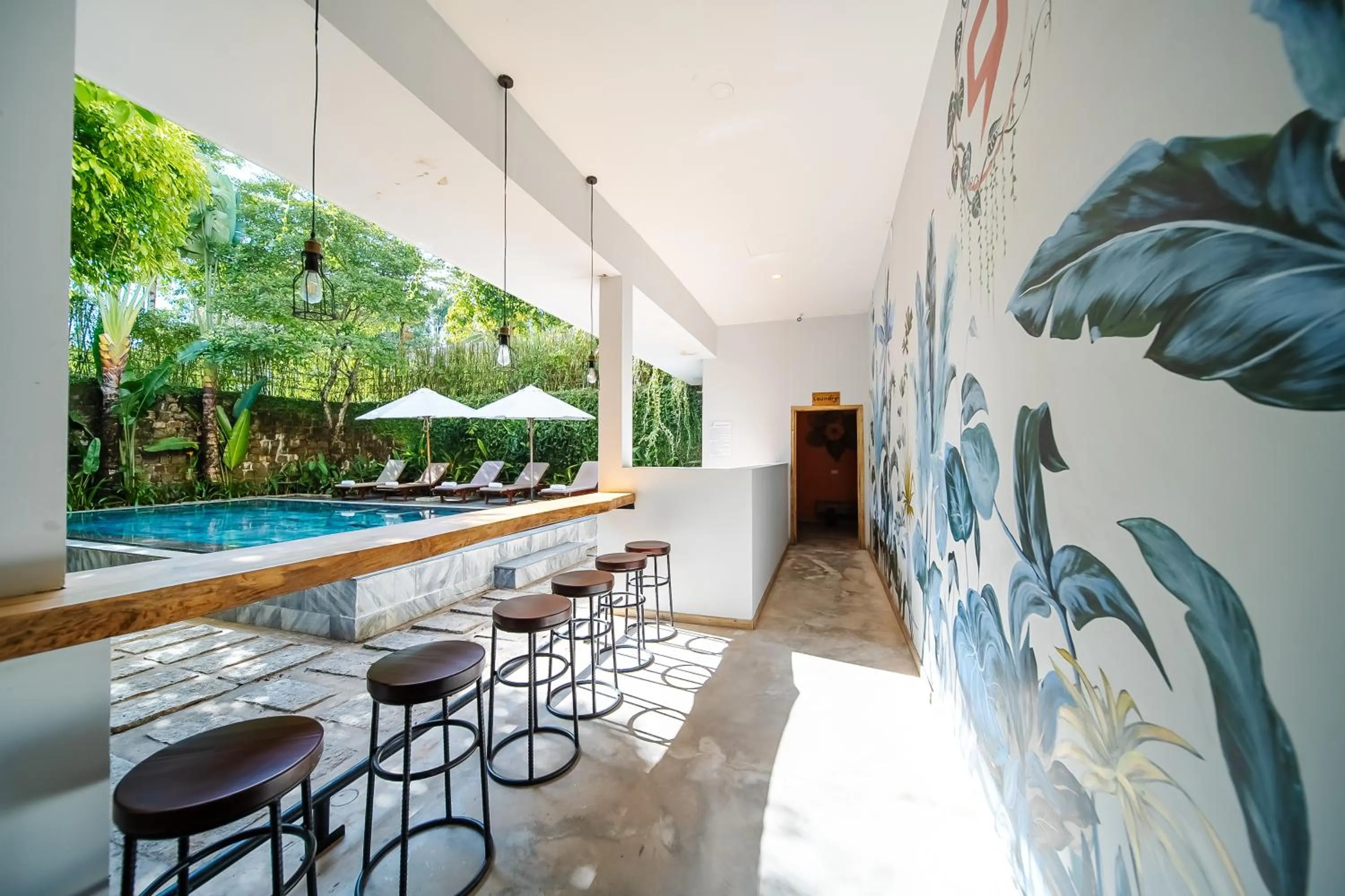 Seating area in 9Station Hostel & Bar Phu Quoc