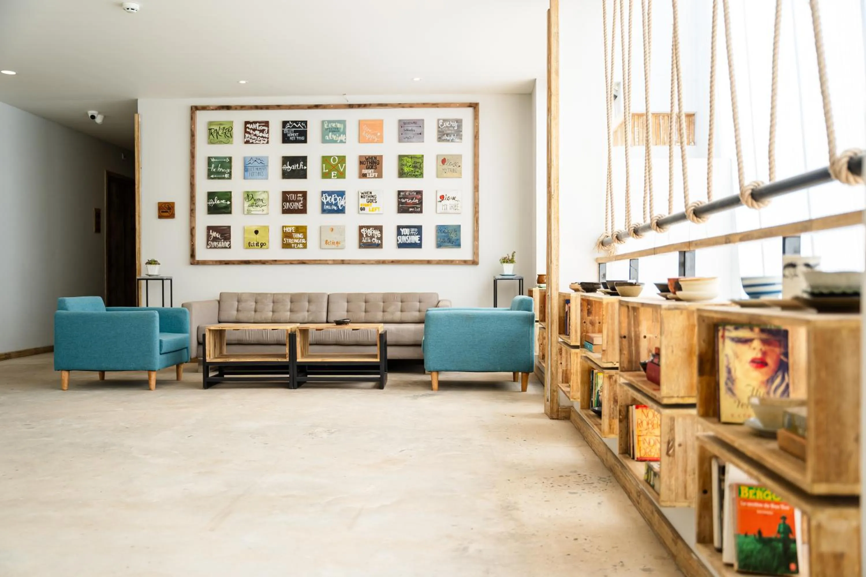 Library in 9Station Hostel & Bar Phu Quoc