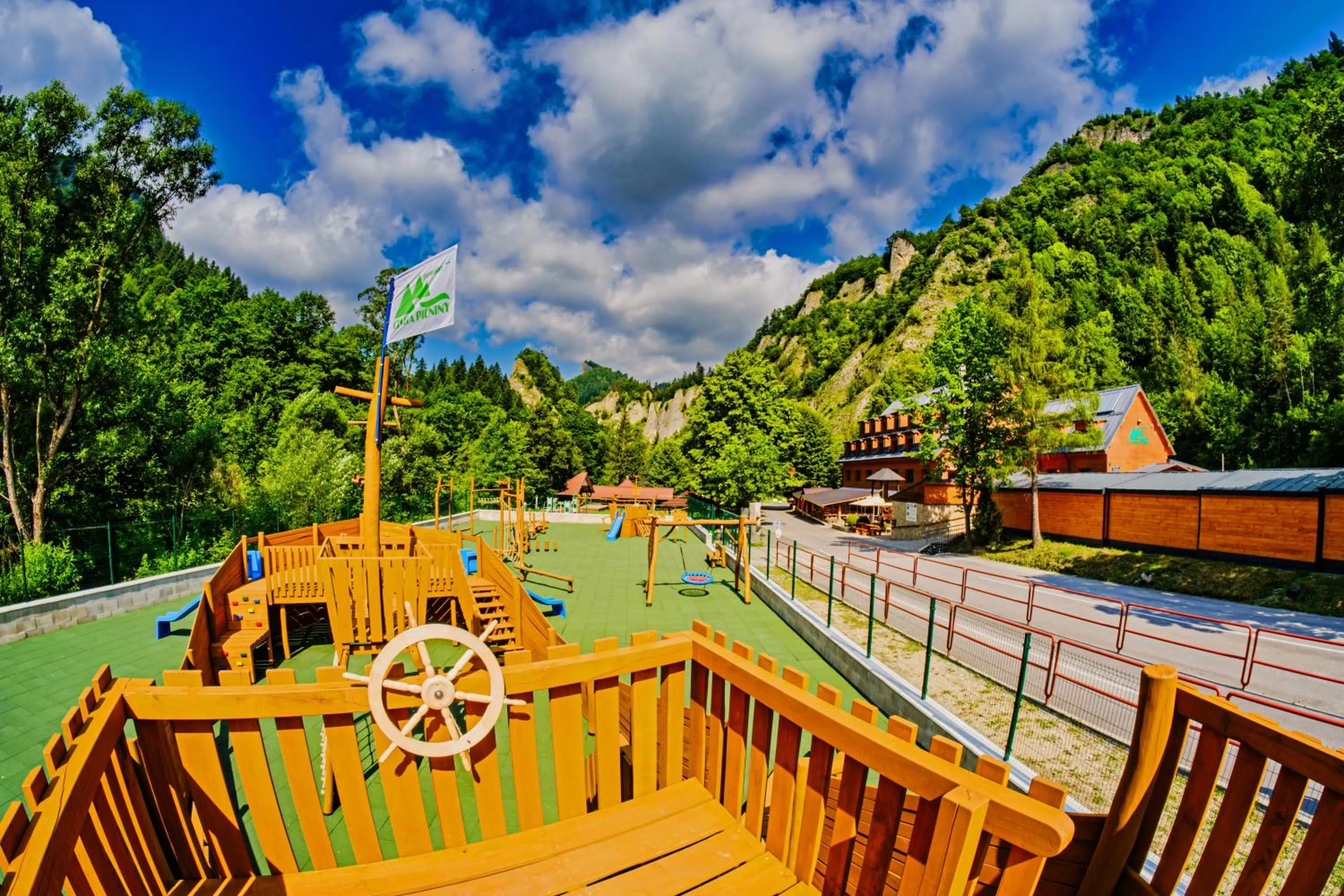 Children play ground in Chata Pieniny