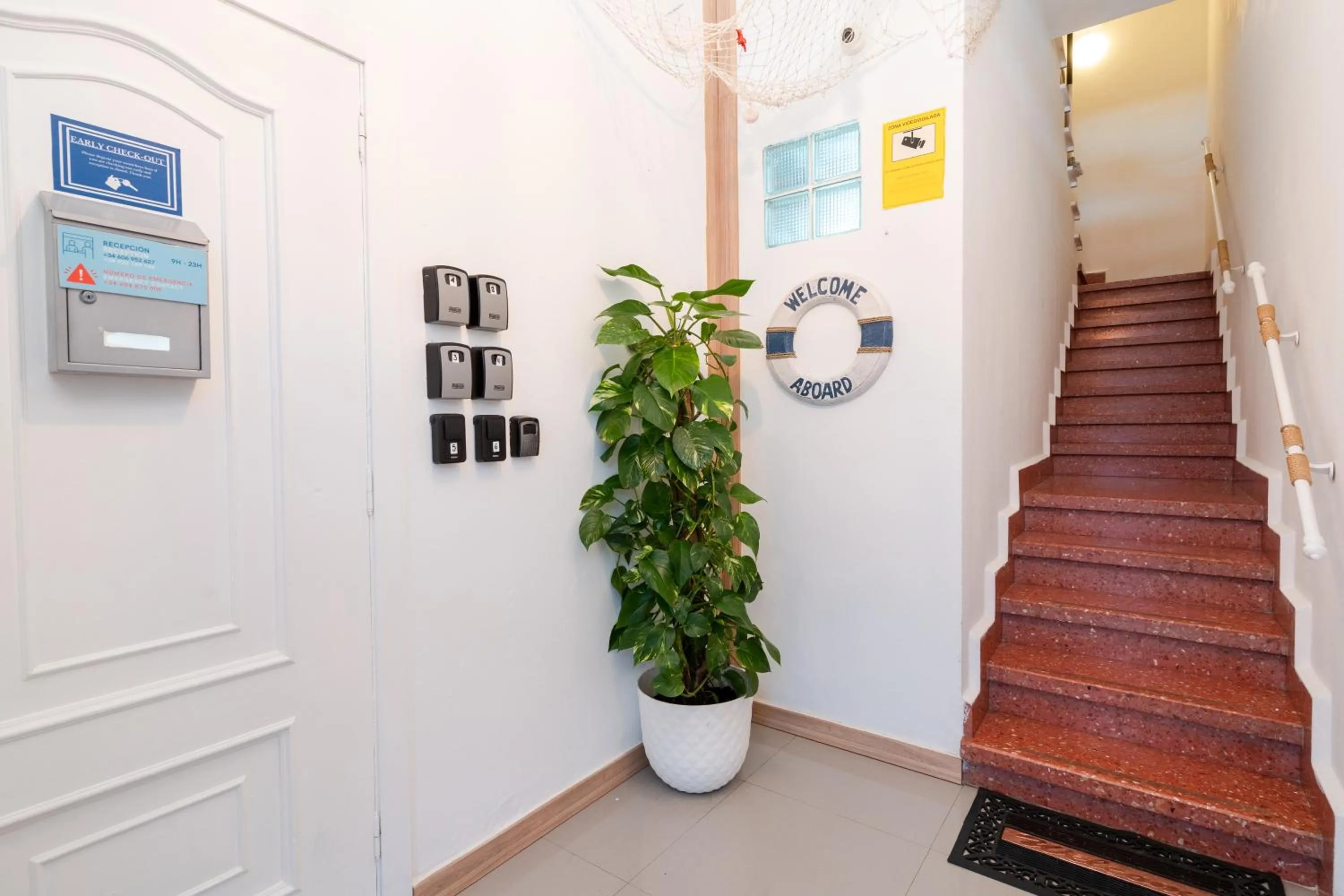 Lobby or reception in Hostel Neon Tenerife