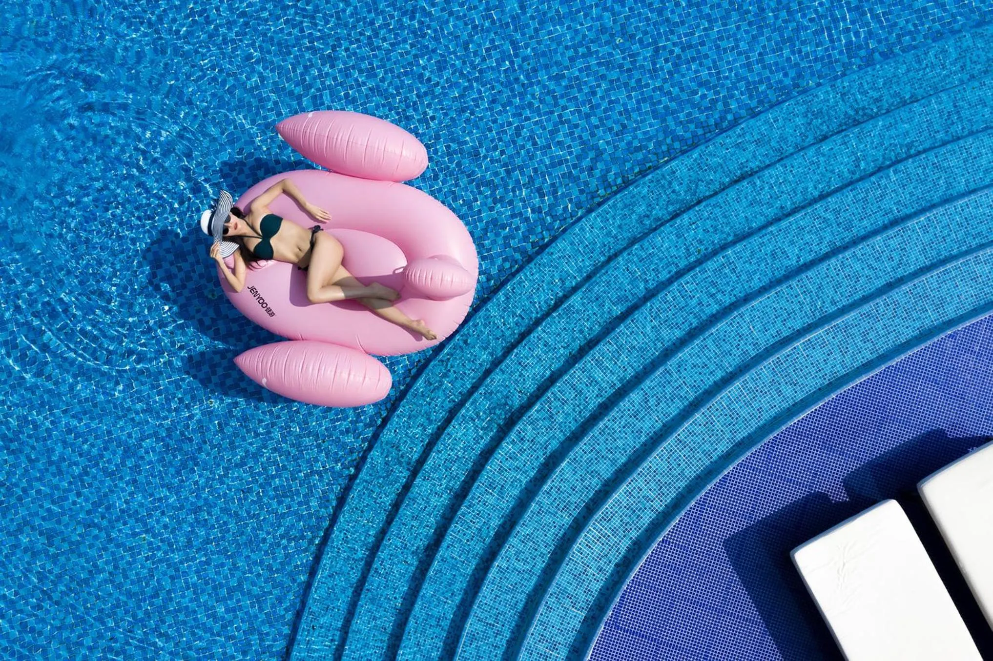 Swimming pool in Crowne Plaza Ningbo Xiangshan Sea View by IHG