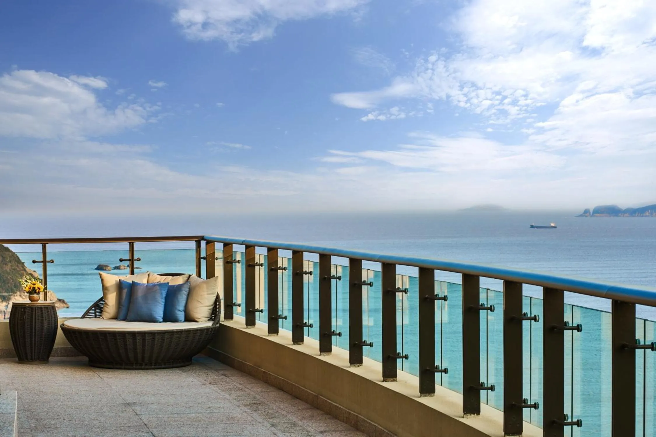 Swimming pool in Crowne Plaza Ningbo Xiangshan Sea View by IHG